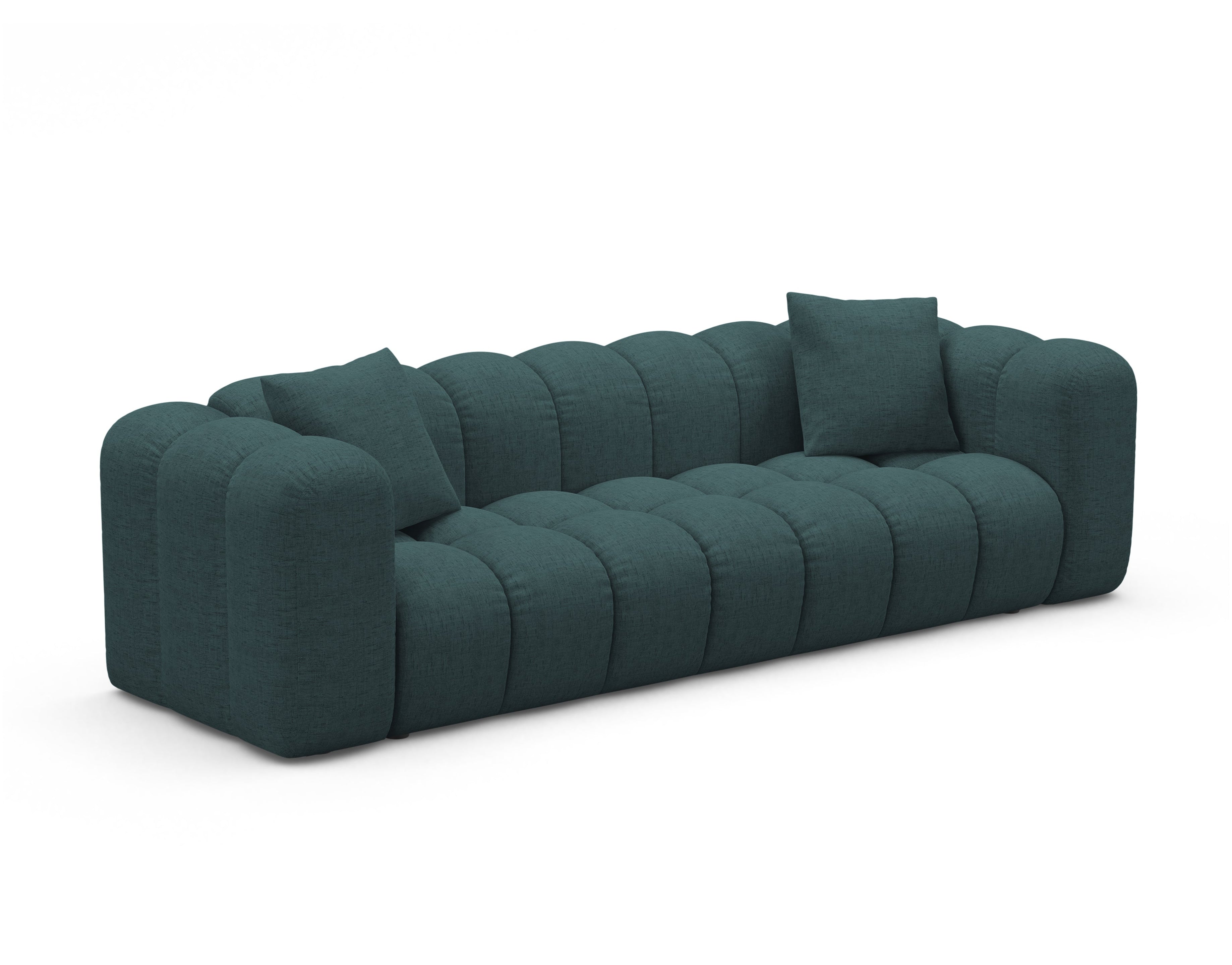Sofa z funkcja spania ASTRO turkusowy szenil
