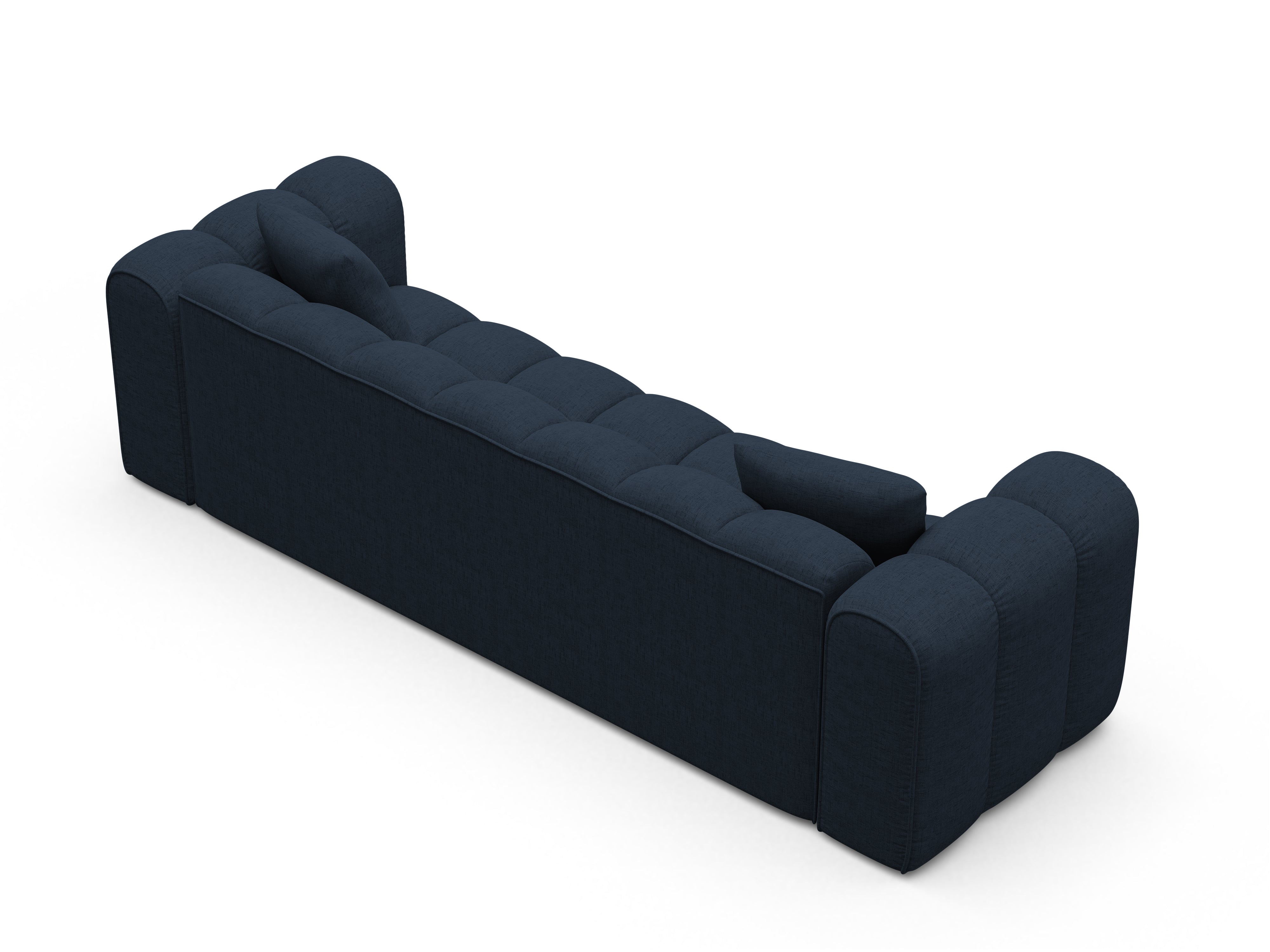Sofa mit Schlaffunktion ASTRO königsblaues Chenille