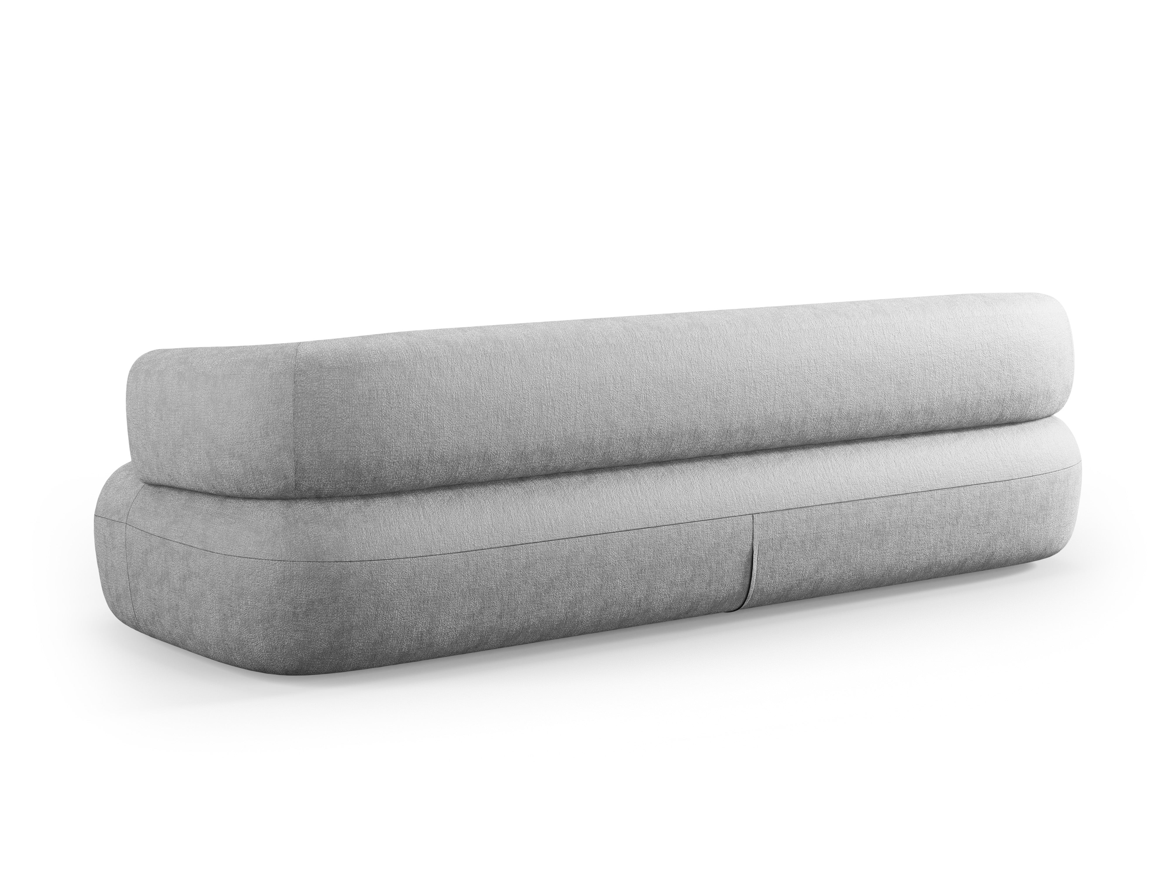 Sofa für 3,5 Personen ALDRIN in grauem Chenille