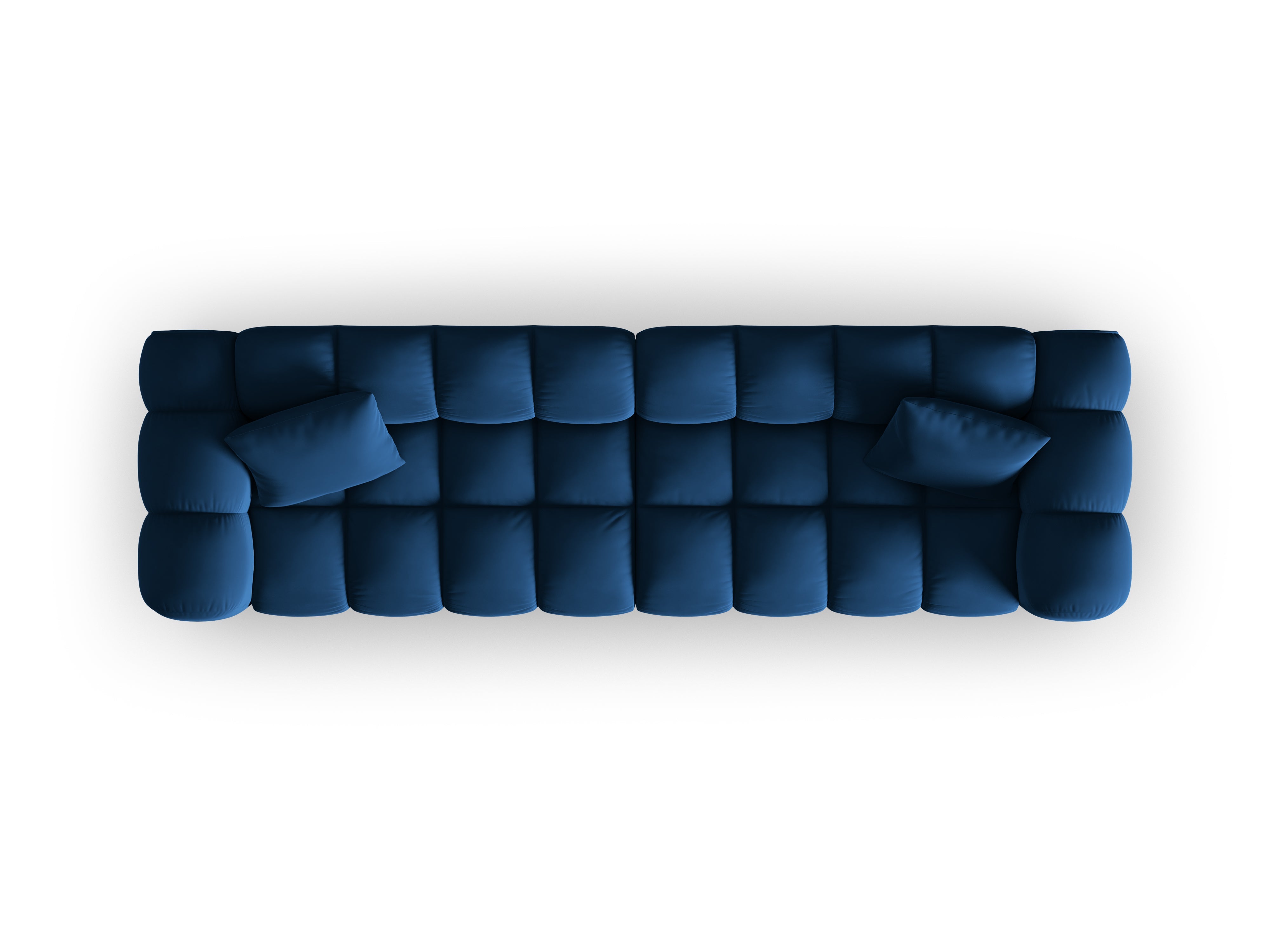 Samtsofa 4-Personen Halley Royal Granatapfel