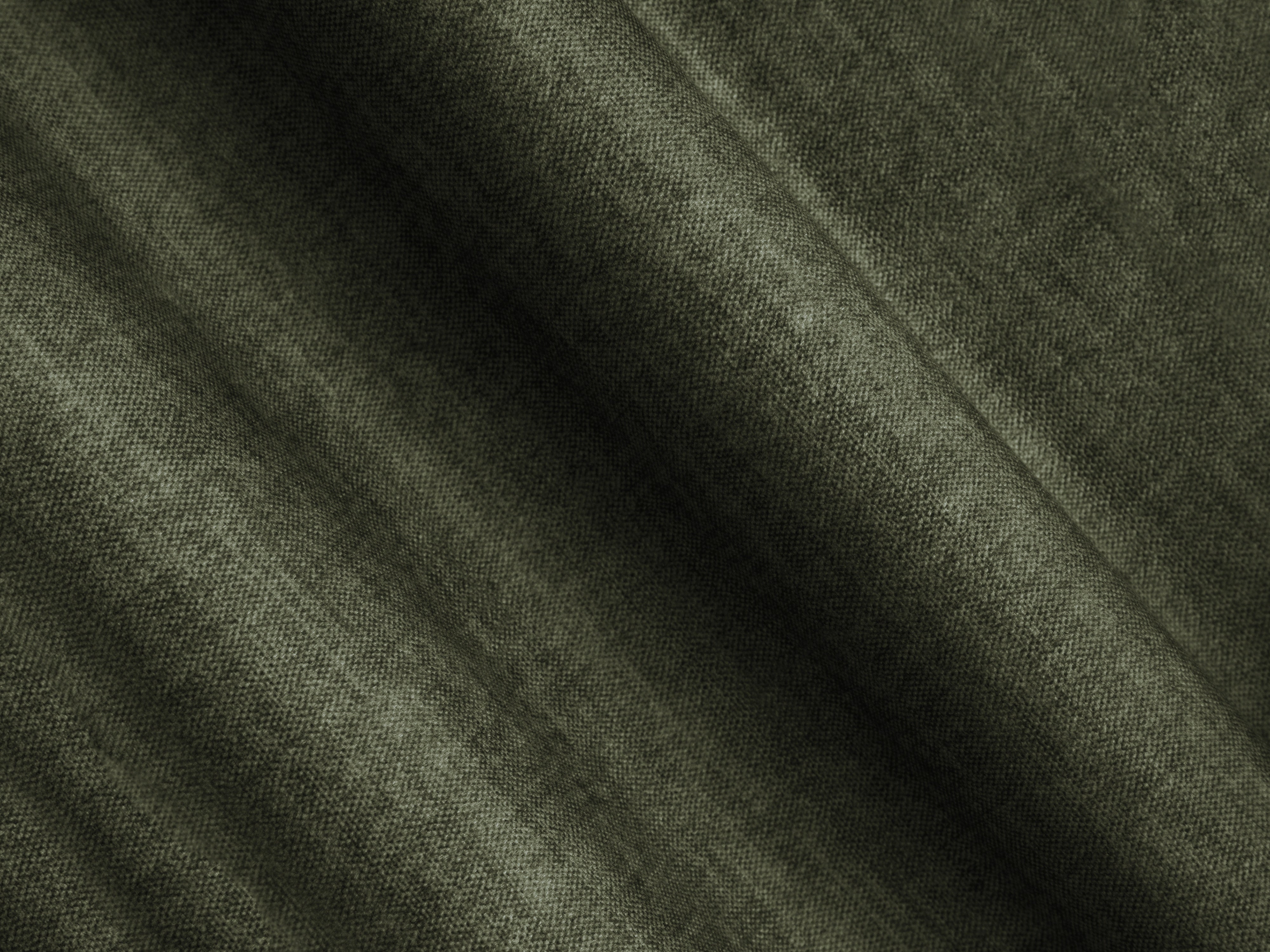 Symmetrical Velvet Corner Sofa ROGER Olive