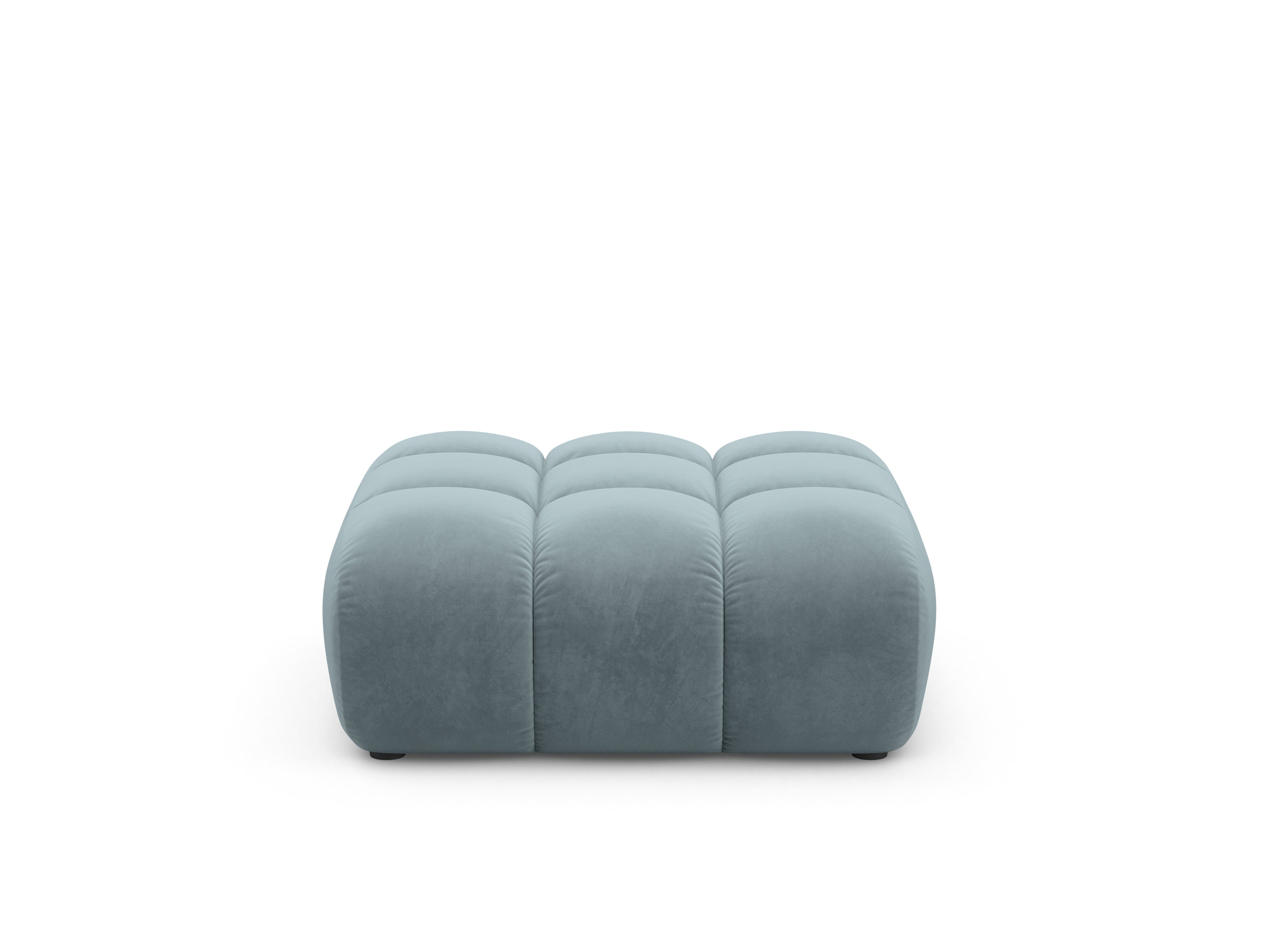 Samt Pouf ASTRO hellblau