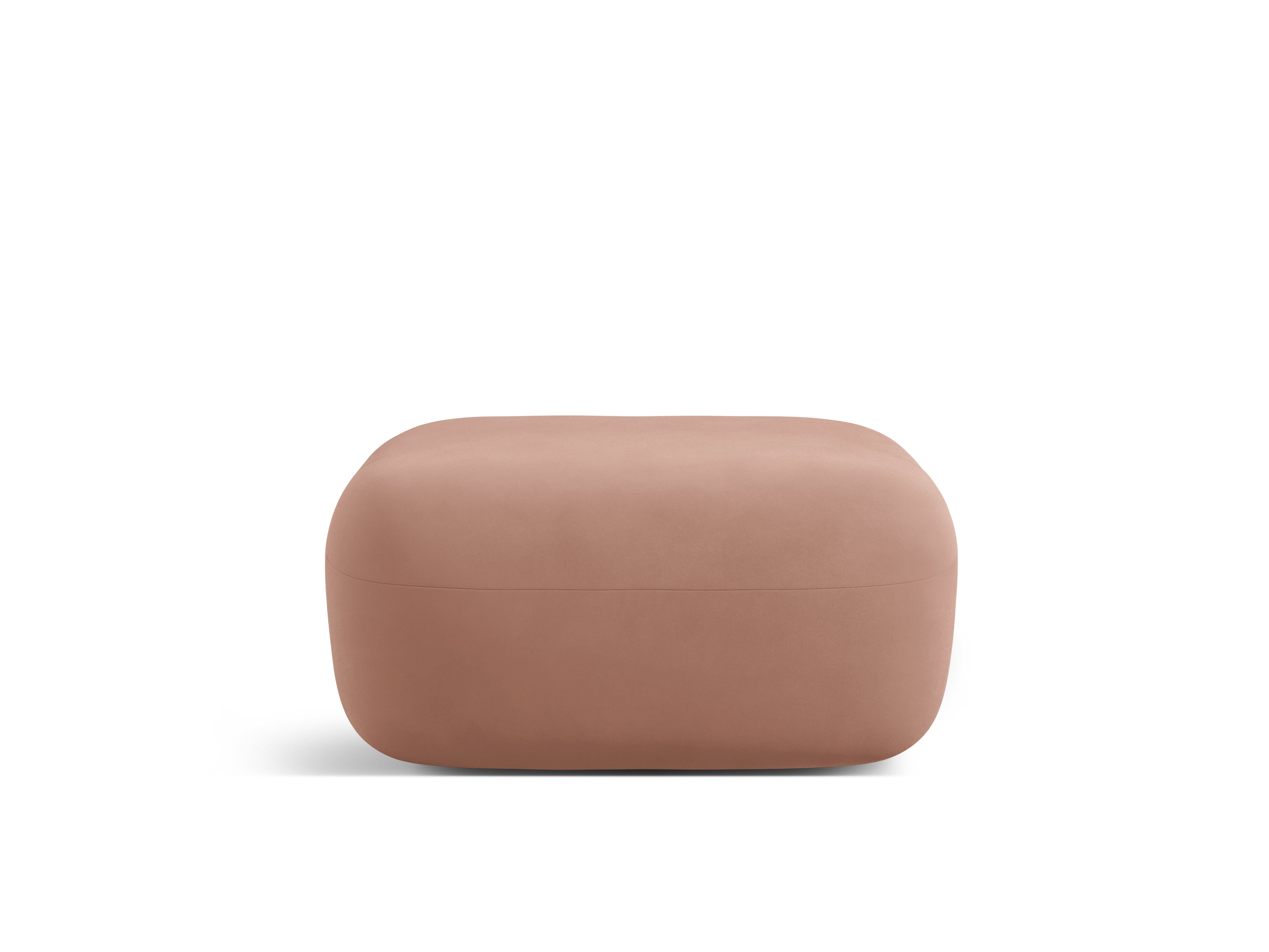 Samt-Pouf ALDRIN in Rosa