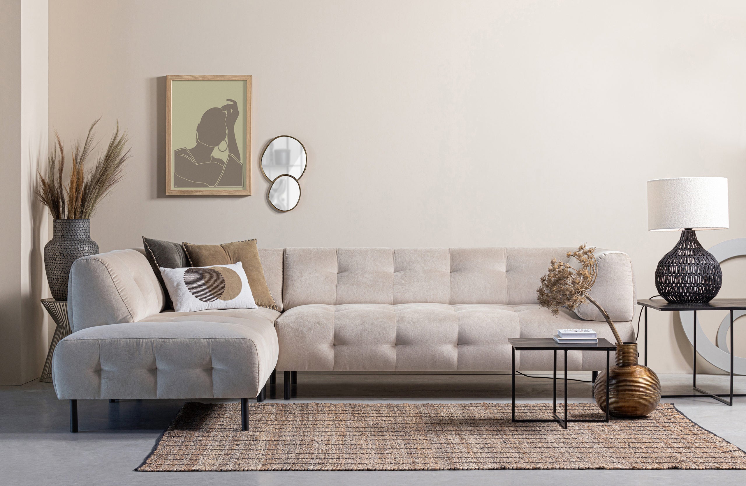 4-person sofa lloyd green melange