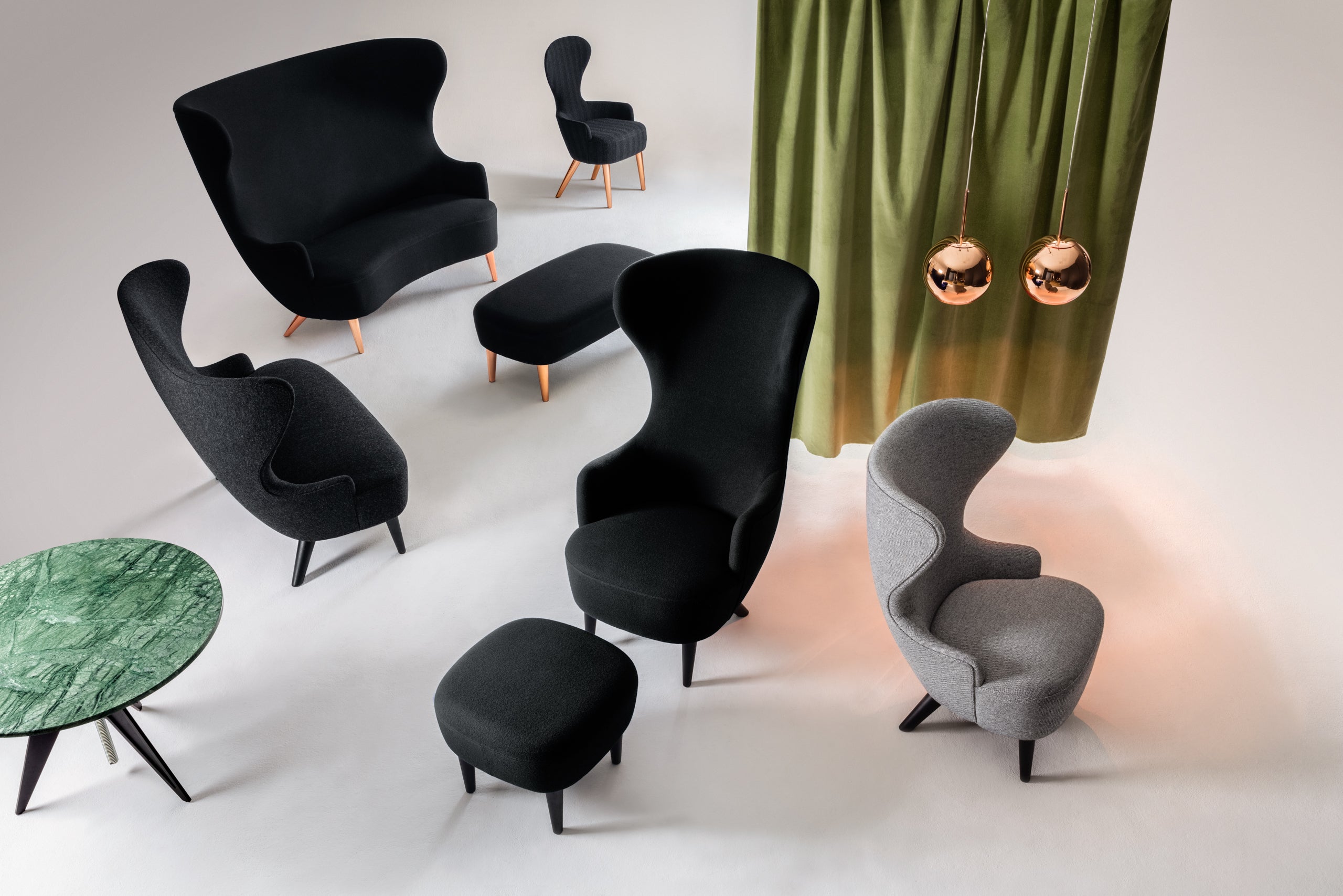 Wingback Micro Polsters Sessel