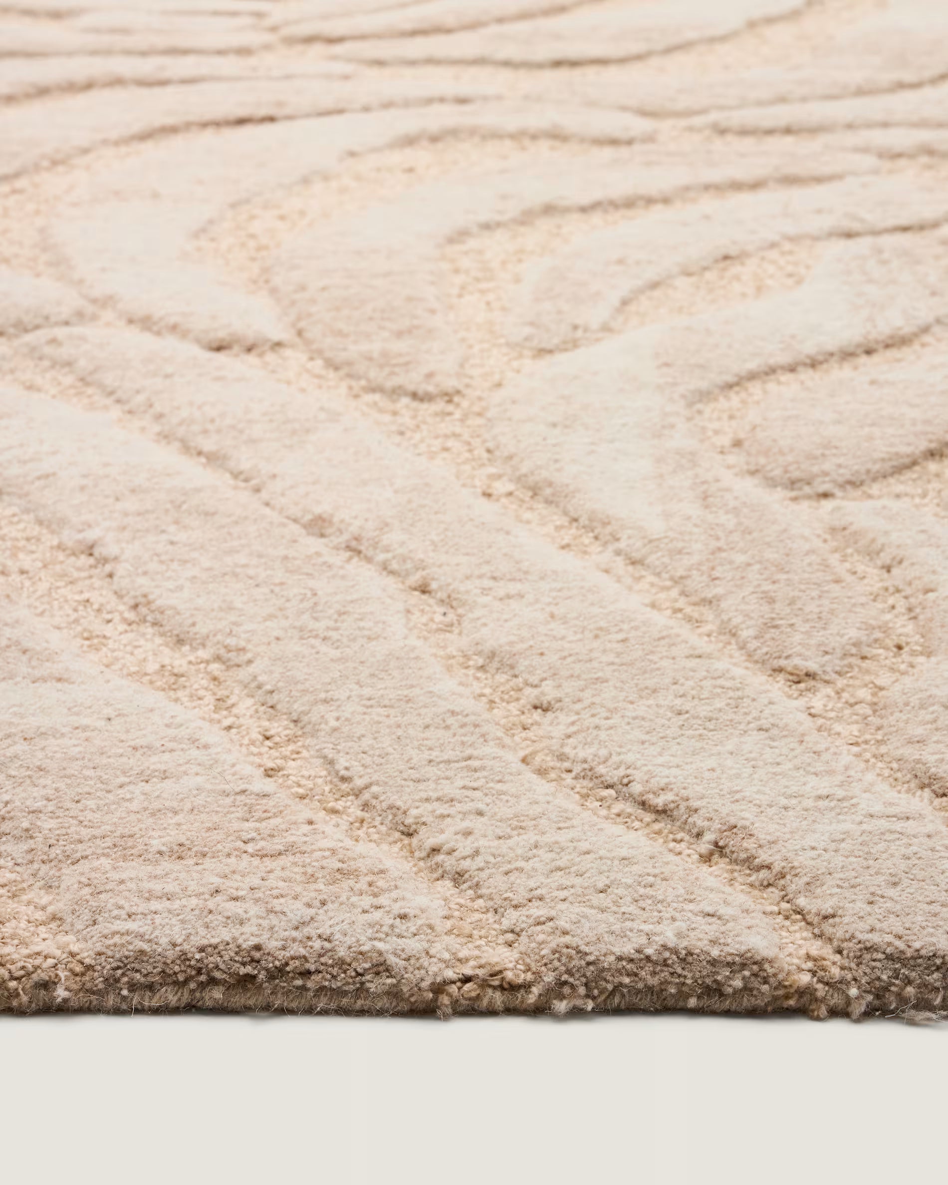 Jacquardteppich TRIBET beige