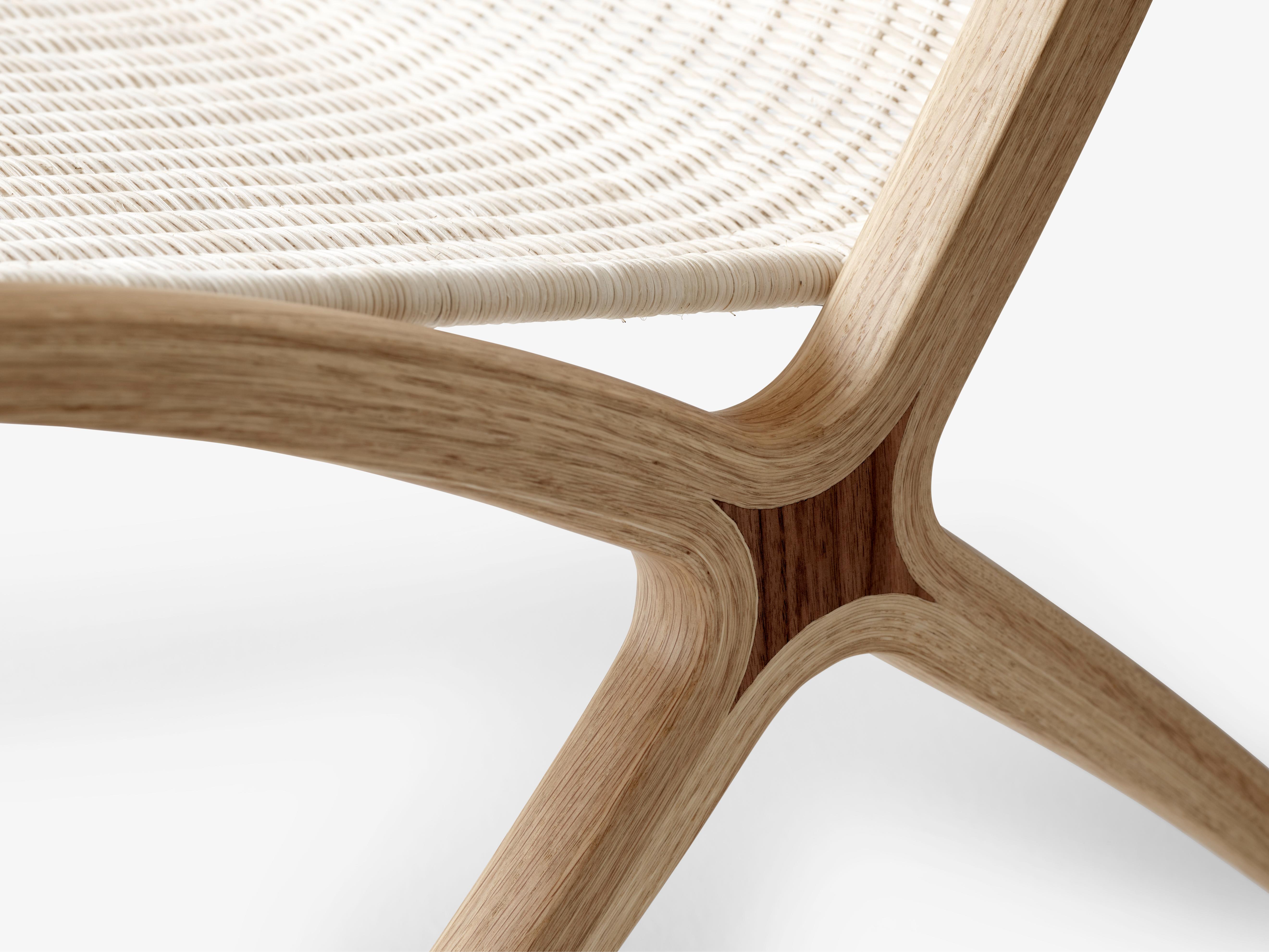 Sessel X HM10 mit Rattansitz und Holzgestell
