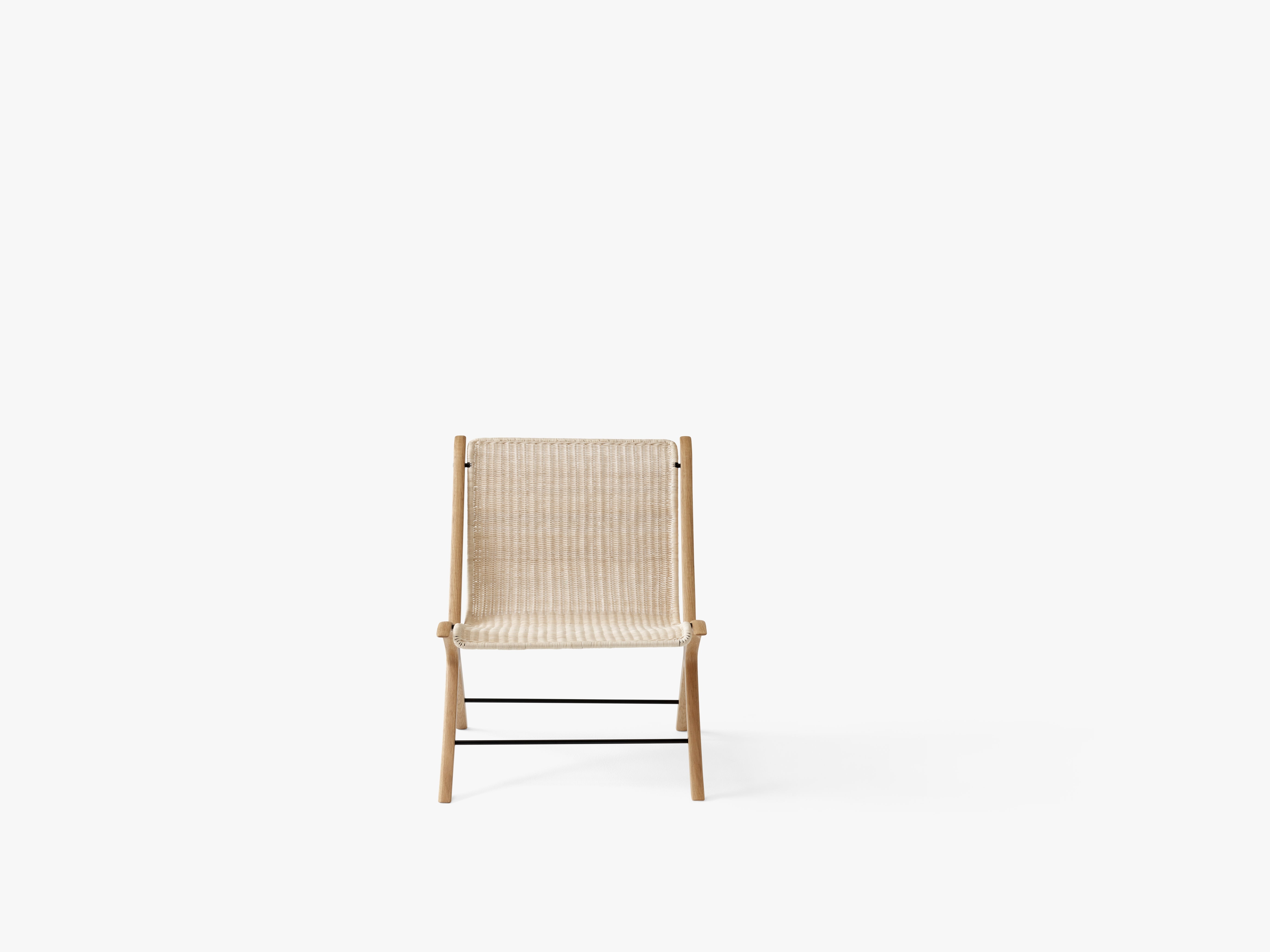 Sessel X HM10 mit Rattansitz und Holzgestell