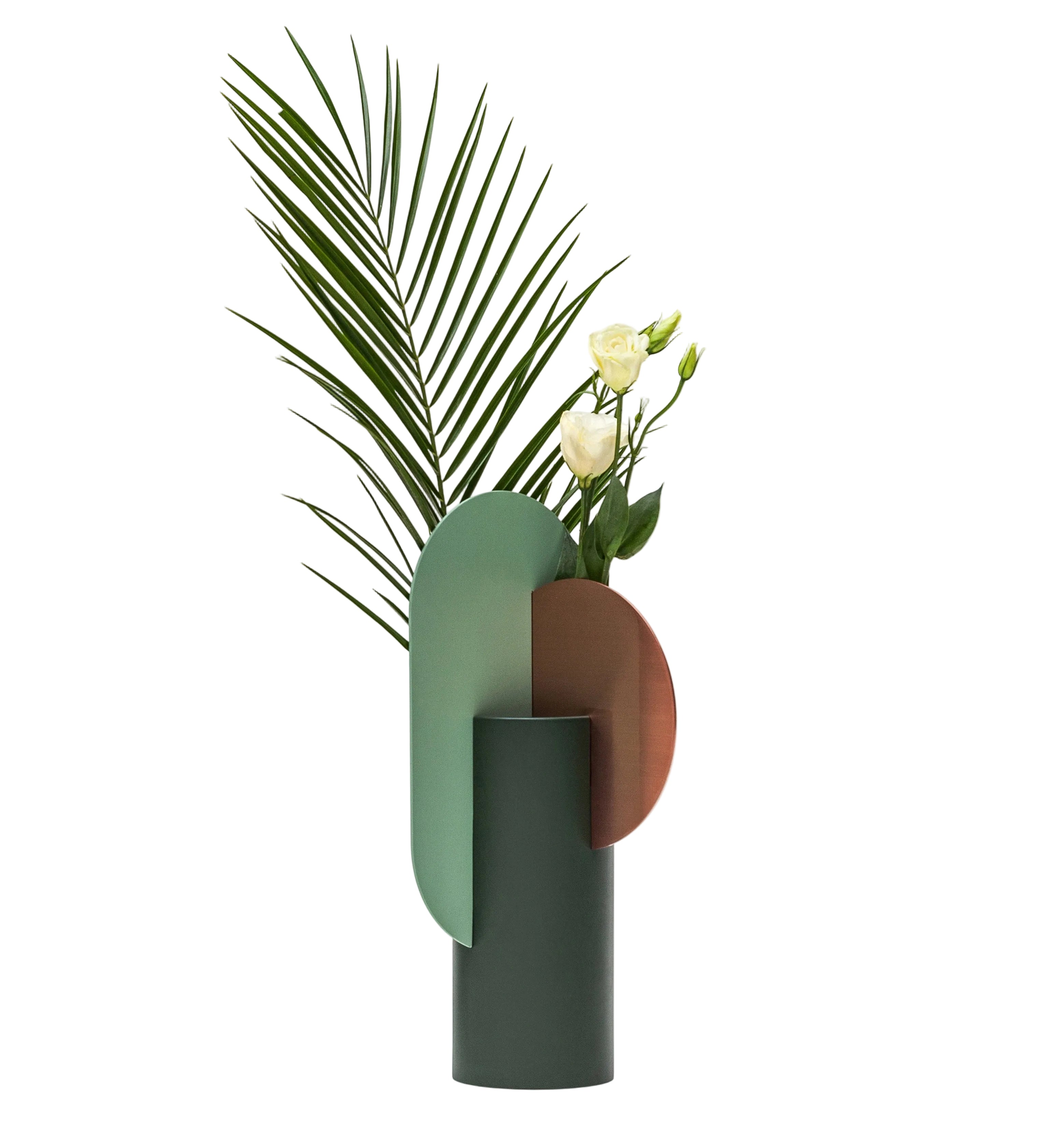 YERMILOV vase green with copper