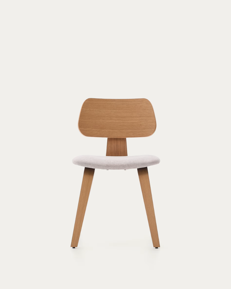 Upholstered chair Gena Oak Veneer