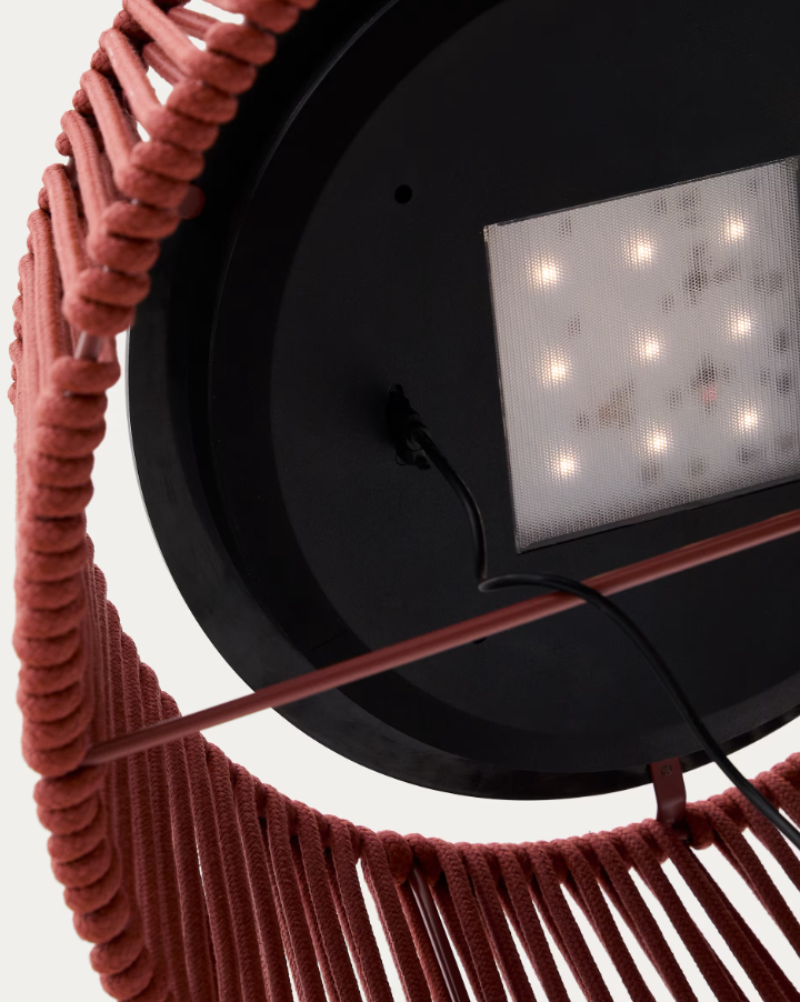 Außenstehlampe Aldet Lina in Terrakotta