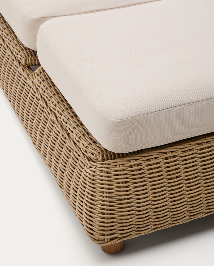 Doppelter Deckhaar -synthetischer Rattan