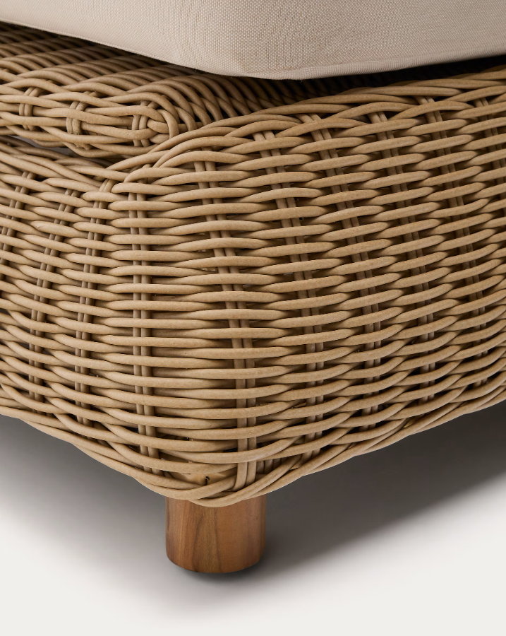 Doppelter Deckhaar -synthetischer Rattan