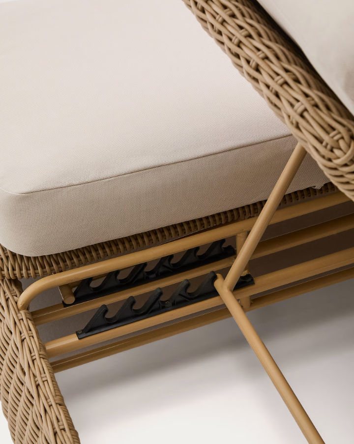 Doppelter Deckhaar -synthetischer Rattan