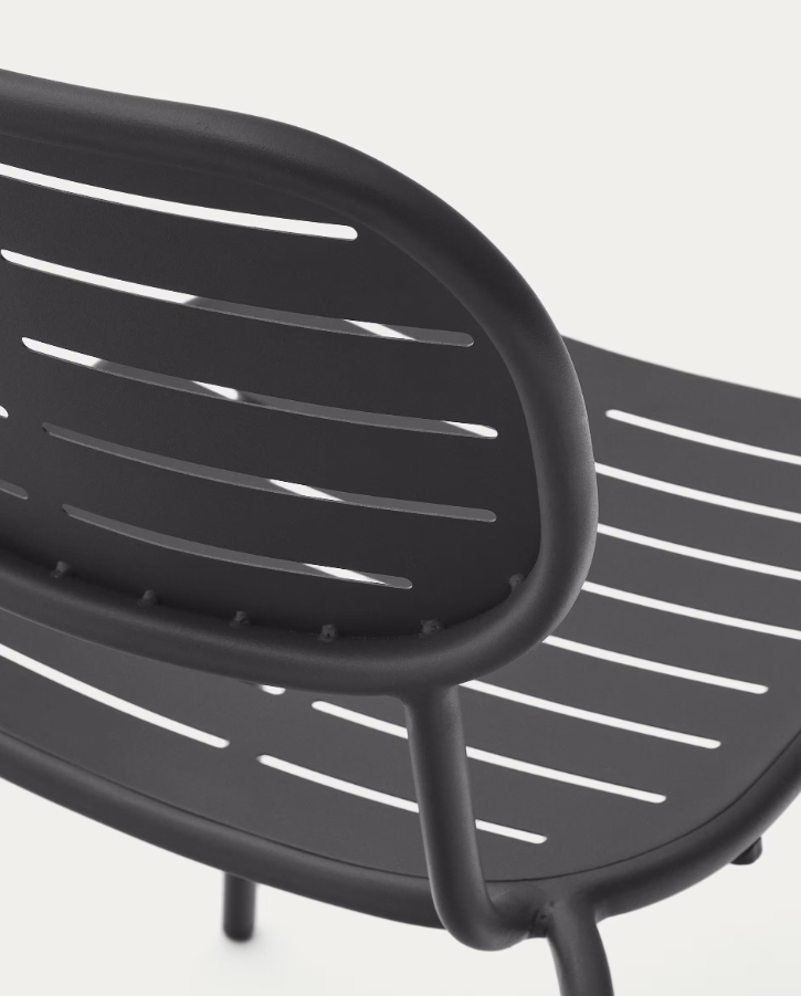 Gartenstuhl Brai Graphit Steel