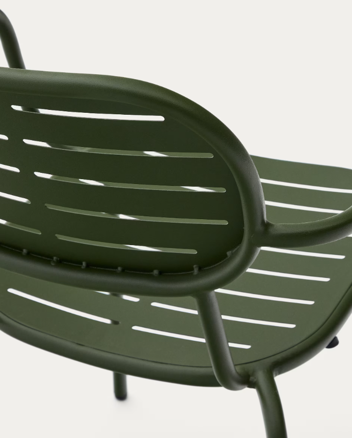 Gartenstuhl mit Armlehnen Brai Green Stal