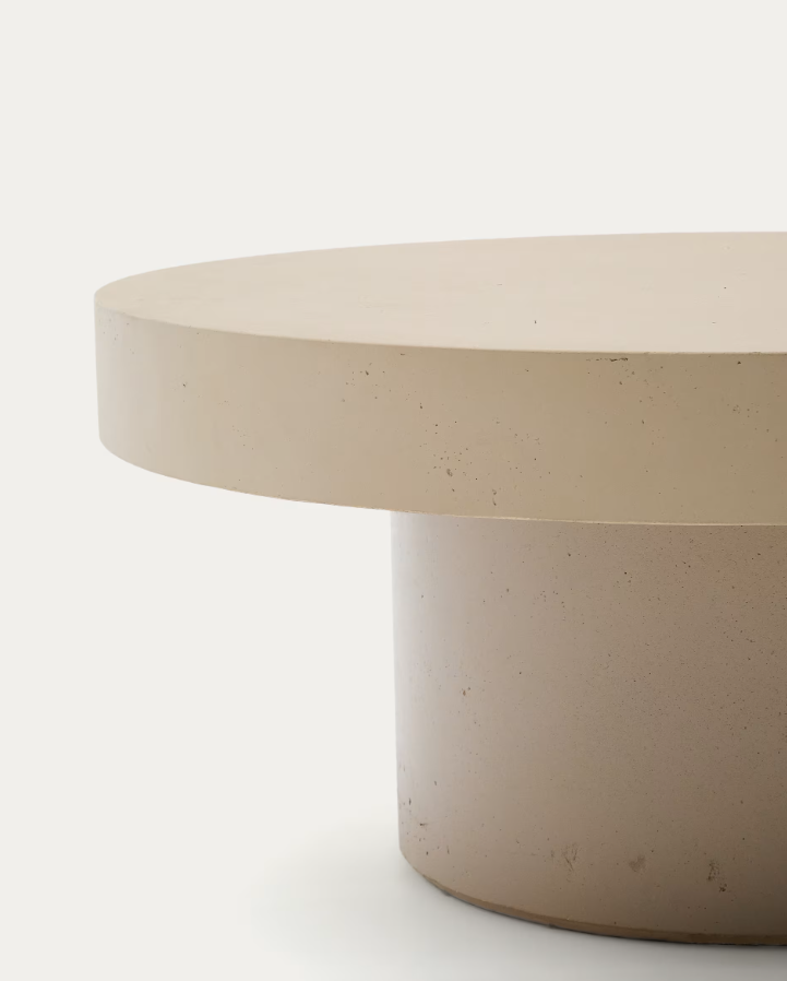 Aigablava Couchtisch beige Zement
