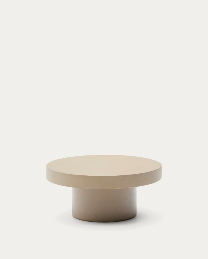 Aigablava Couchtisch beige Zement