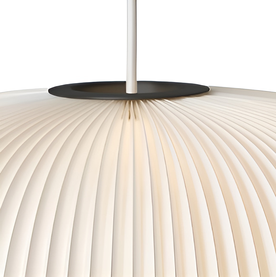 Hanging Lamp MODEL 135 LAMELLA 4 white with black finish