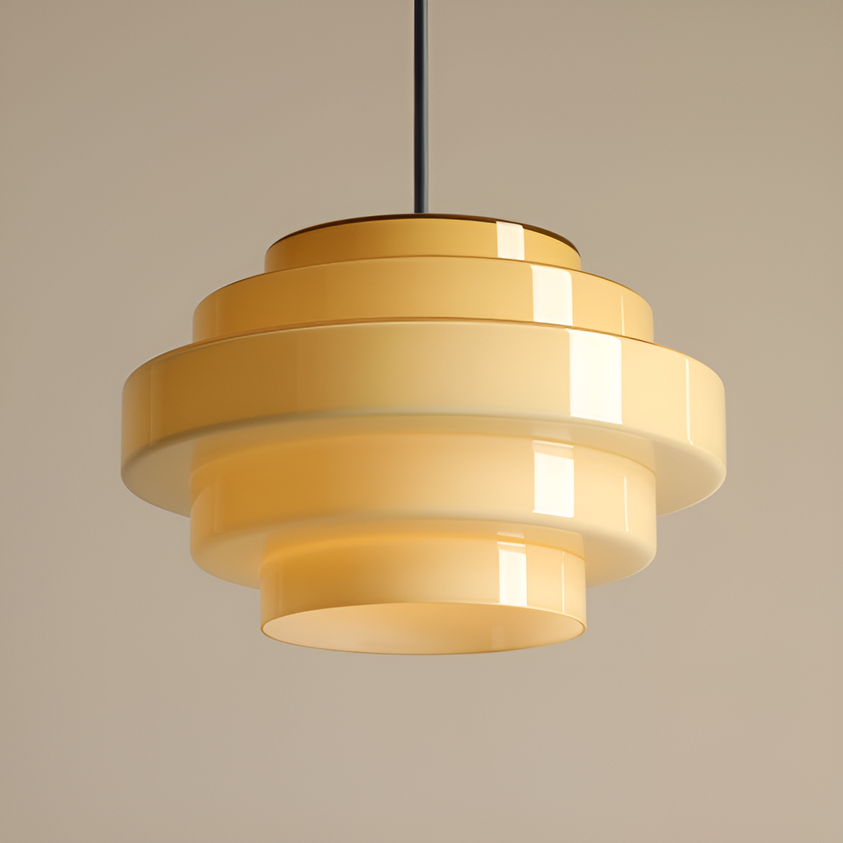 Filo beige hanging lamp