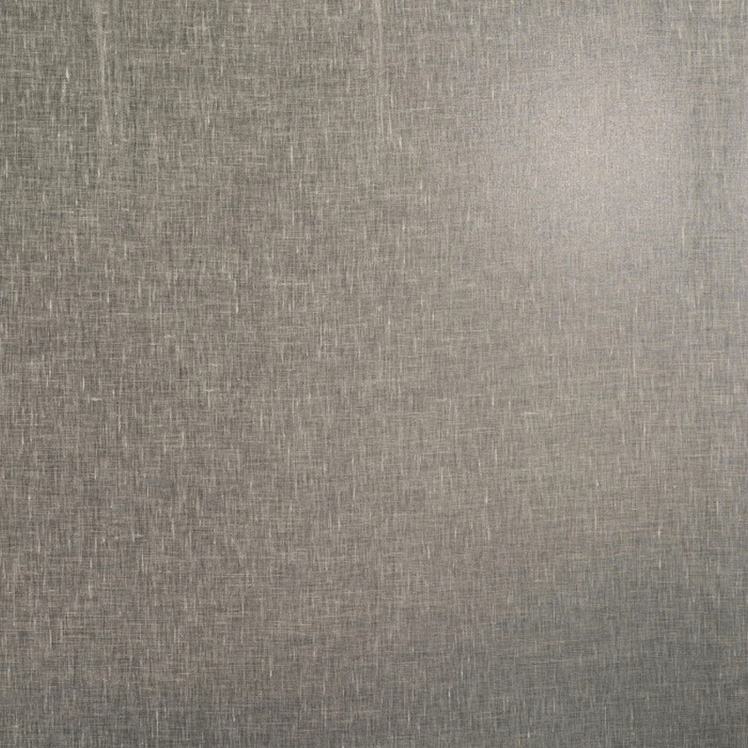 Textiltapete aus Leinen mit Opalisierungseffekt ELARA - GRIS CENDRÉ grau-braun