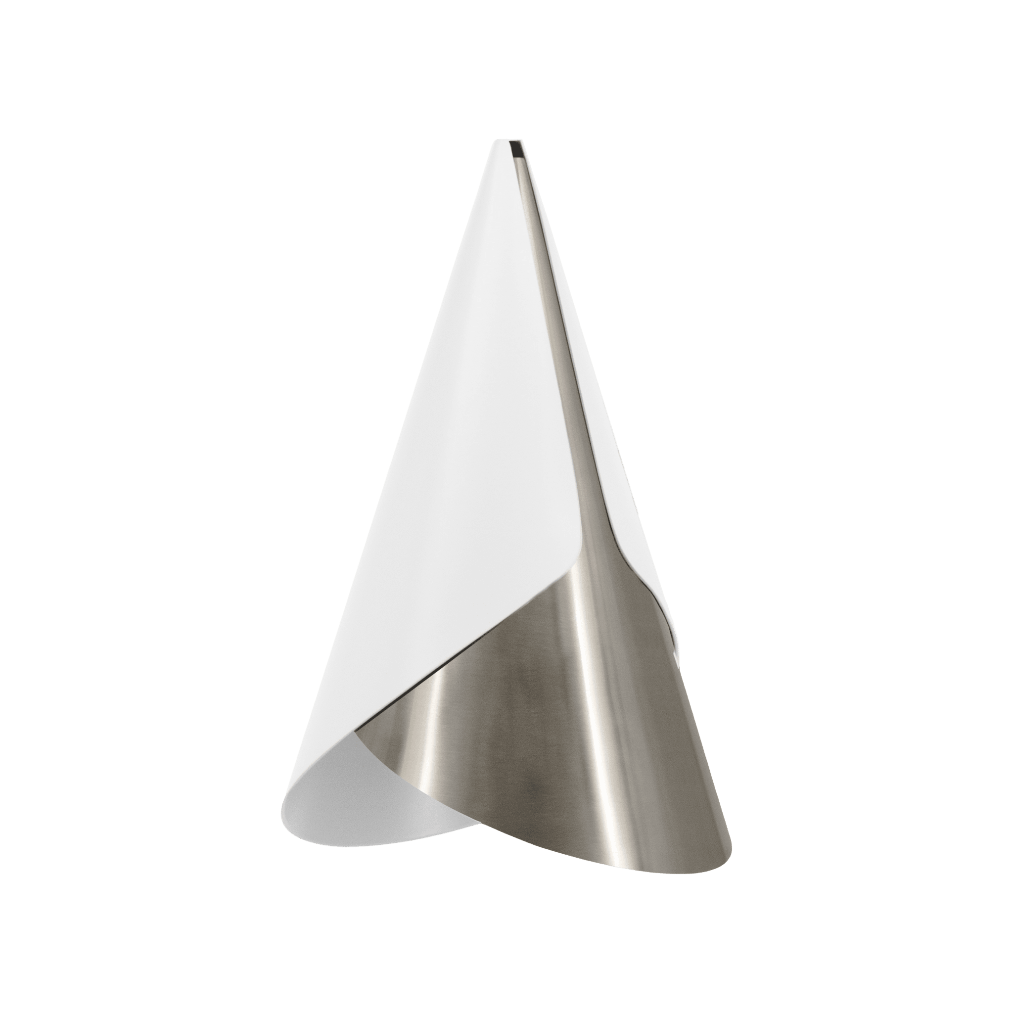 Abażur CORNET biały ze srebrnym UMAGE Eye on Design