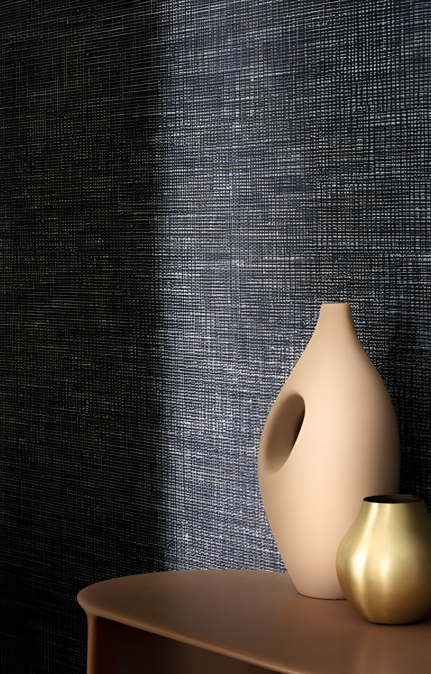 Textile structural wallpaper ALSEK - ECRU ecru