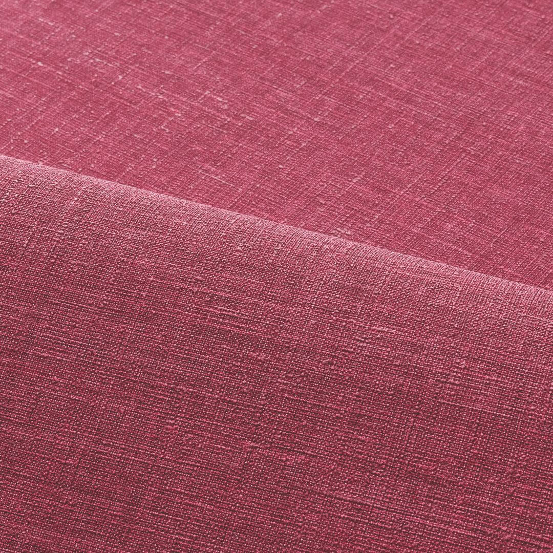 Structural wallpaper mimicking linen canvas SHINOK - BURGUNDY garnet