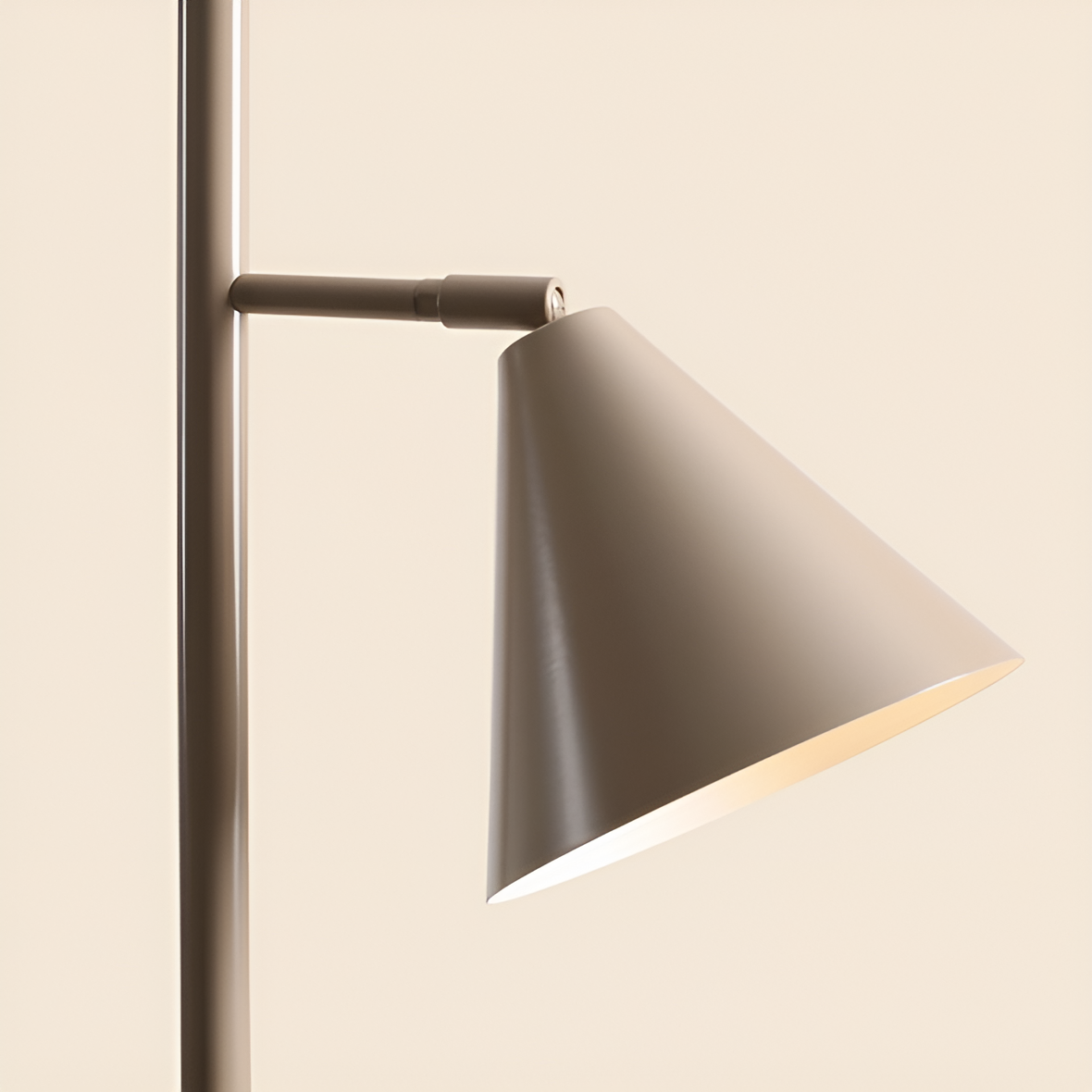 Stehleuchte FORM DUO beige