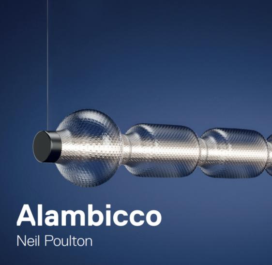 ALAMBICCO HORIZONTAL Pendant Lamp Blown Glass