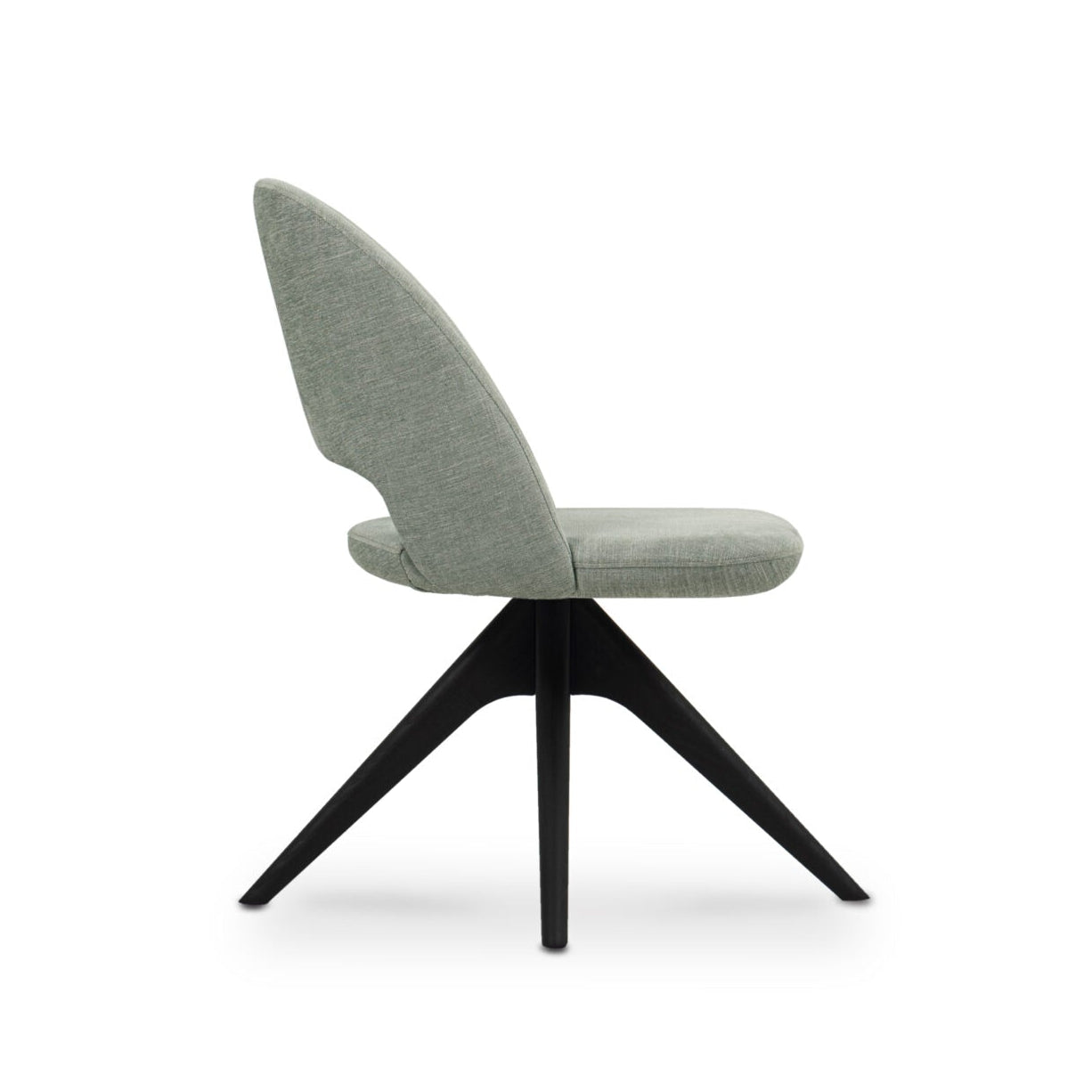 ALIO Chair upholstered with wooden base