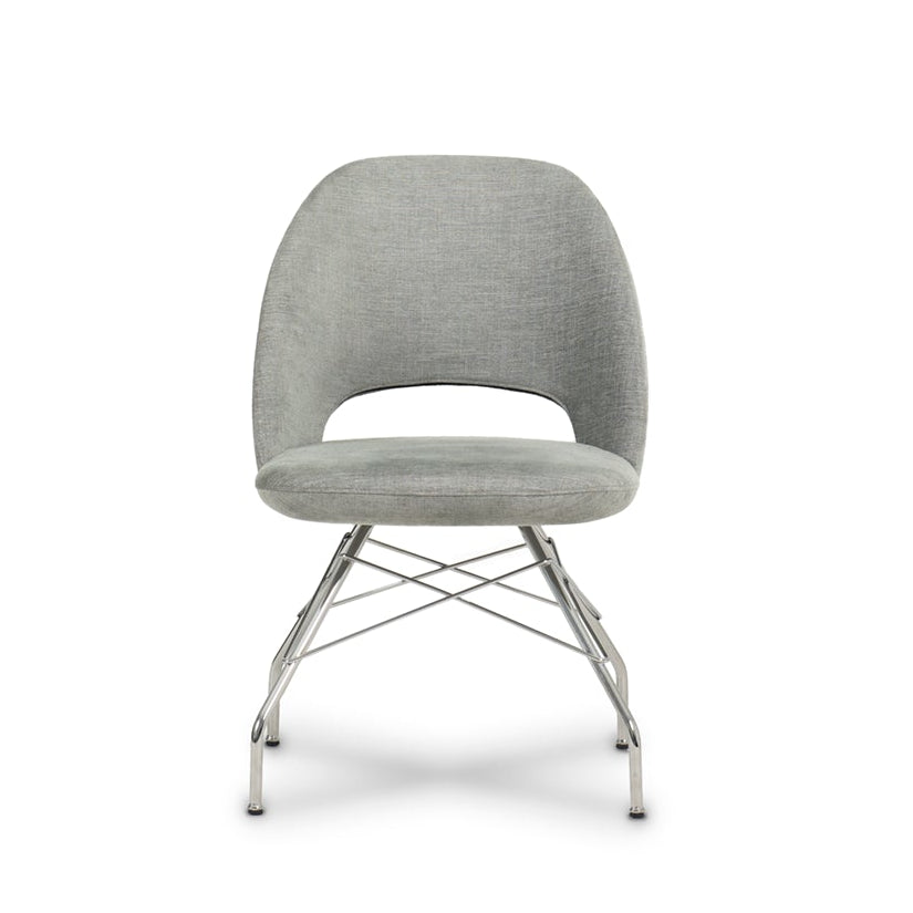 ALIO I Upholstered Chair with Metal Base