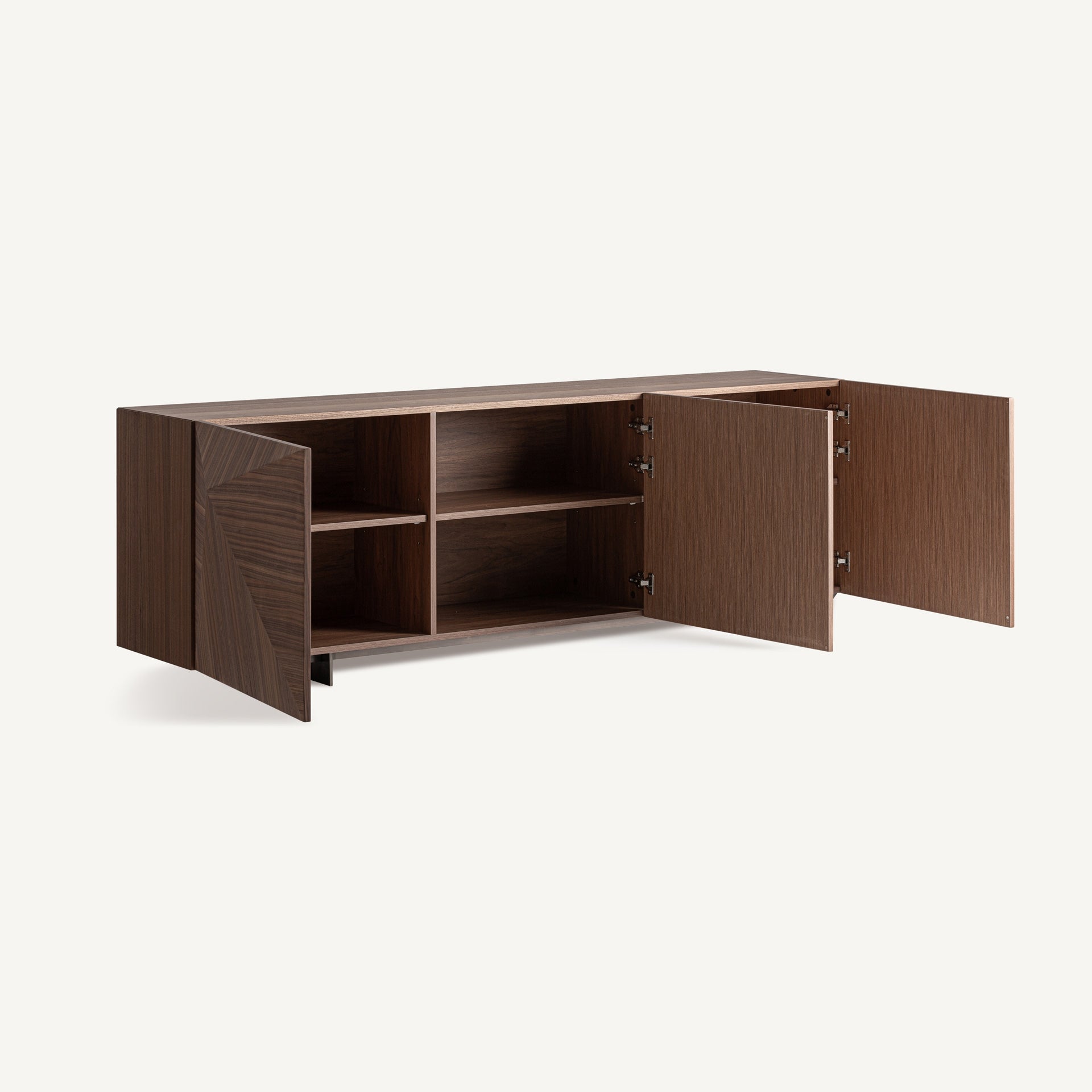 Kommode GENEIKEN furnier in Nussbaum