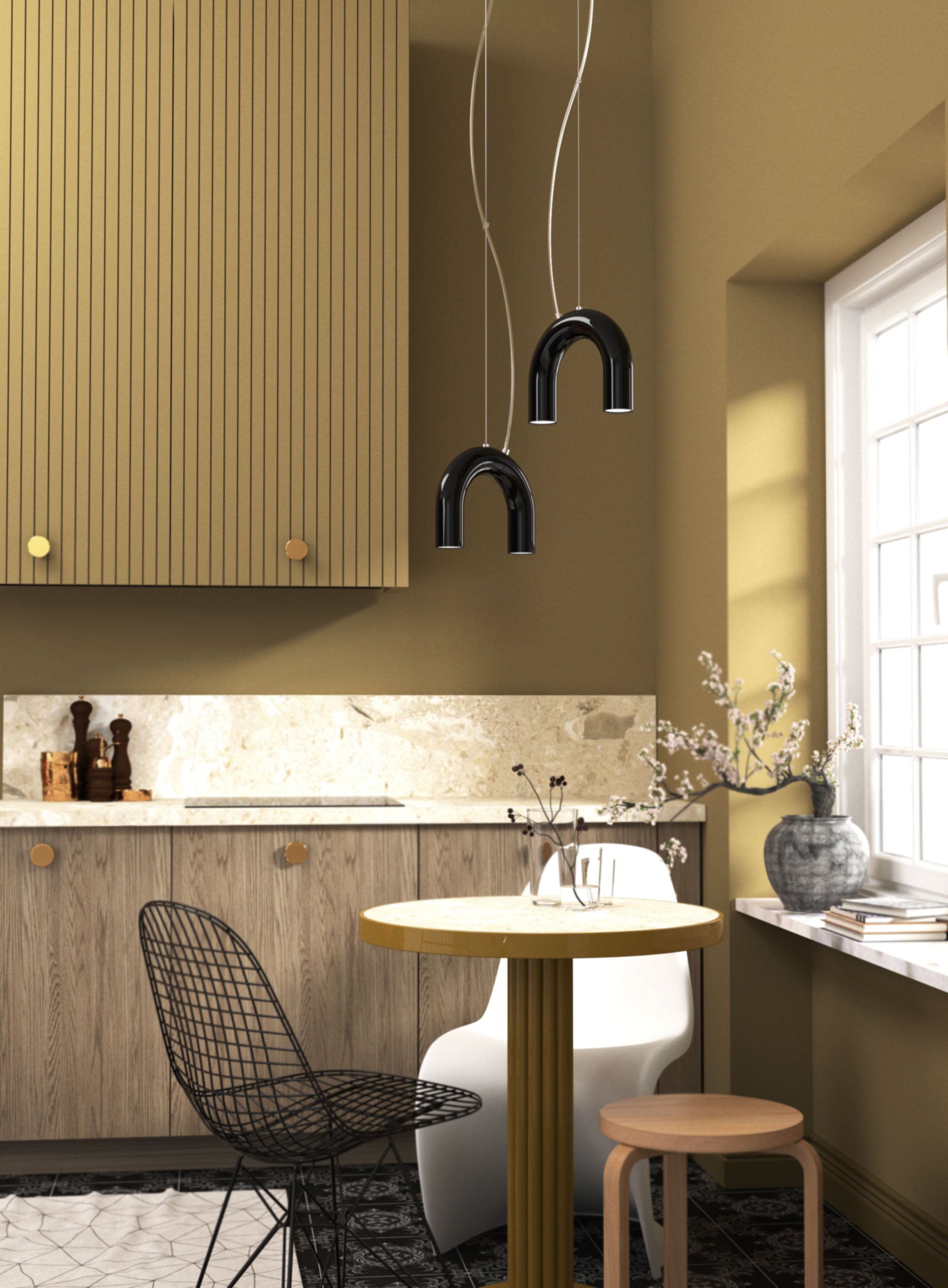 Pendelleuchte ARCH SINGLE schwarz