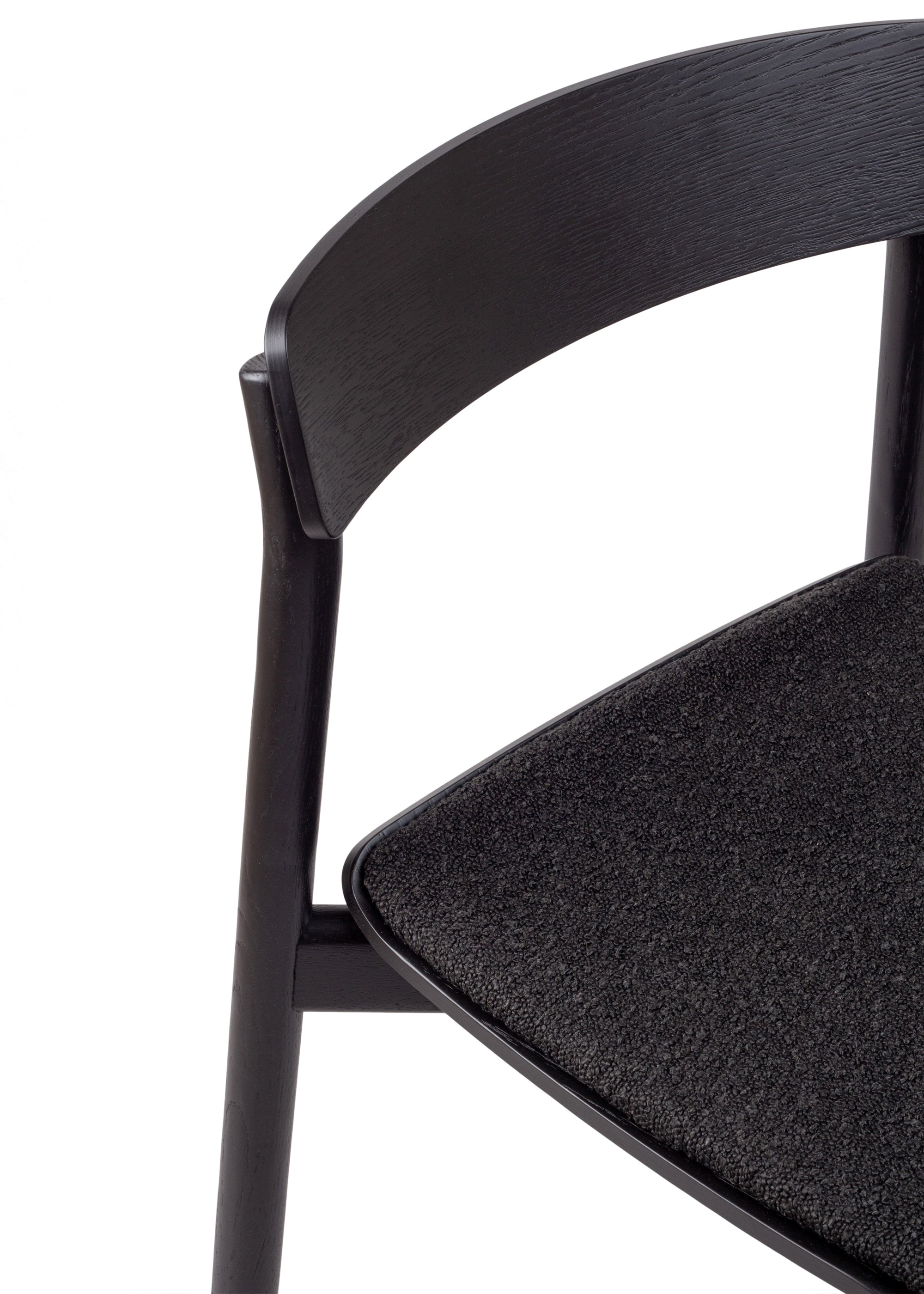 Stuhl ARCHE SOFT schwarzes Eichenholz