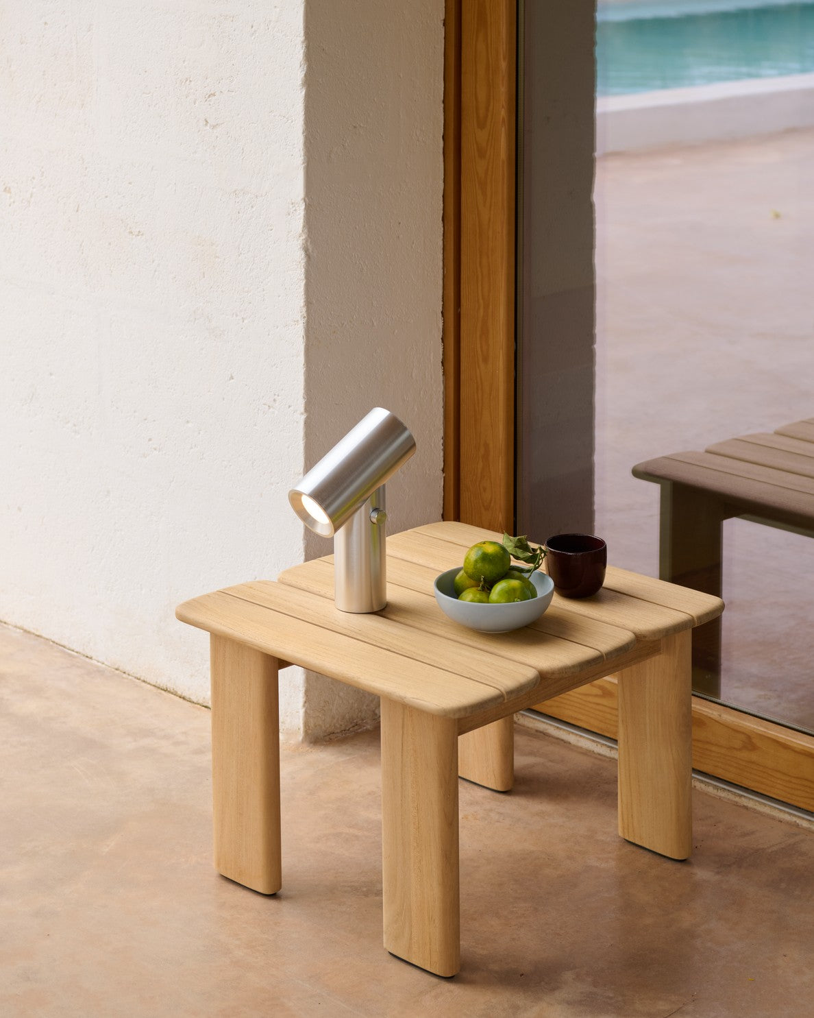 Square Outdoor Coffee Table ASSEMBLE Teak Wood