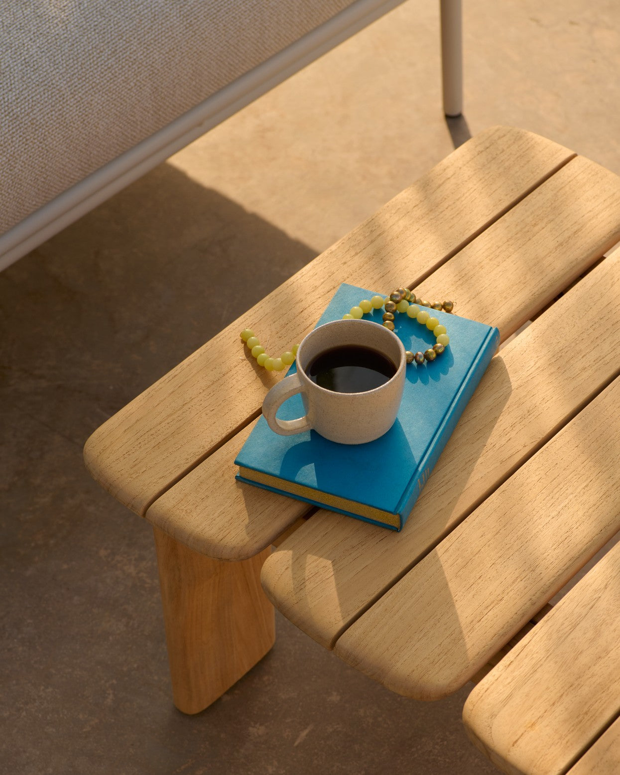 Square Outdoor Coffee Table ASSEMBLE Teak Wood