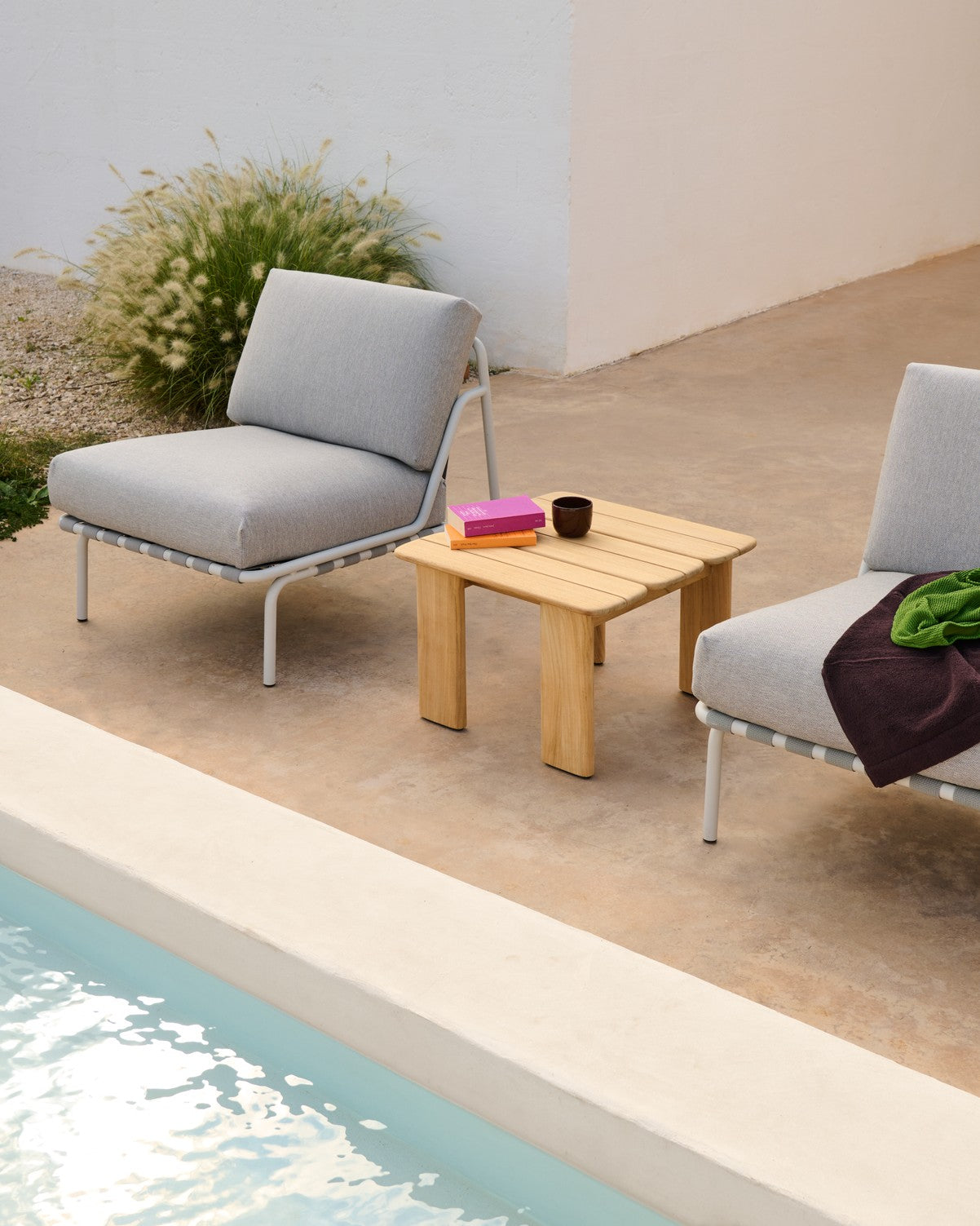 Square Outdoor Coffee Table ASSEMBLE Teak Wood