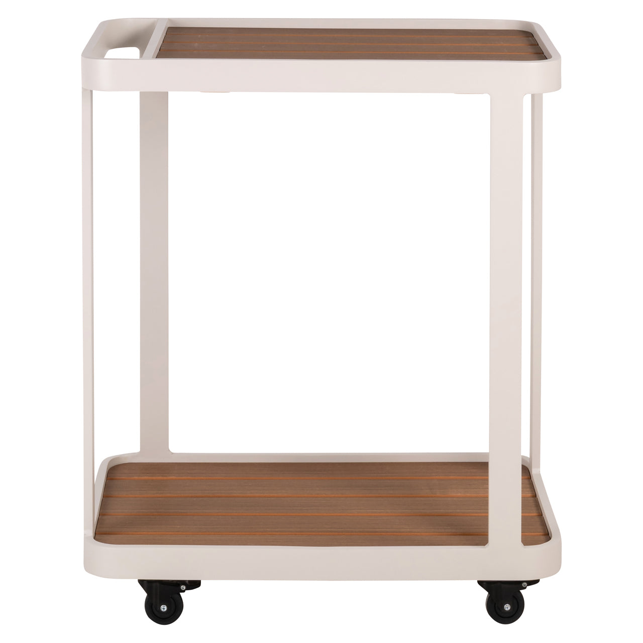 Gartenwagen SPRITZ beige mit Holzplatte