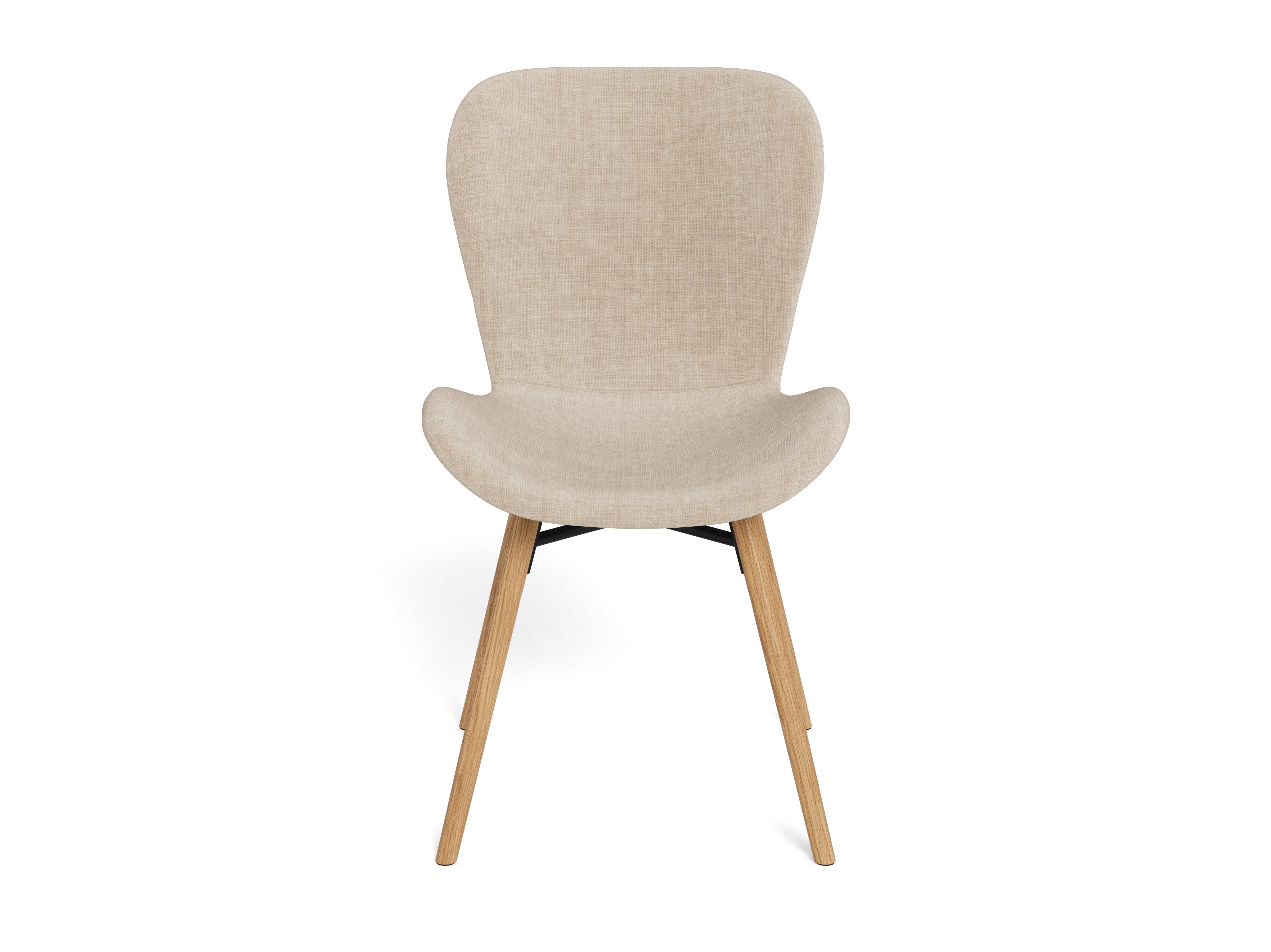 Batilda sand chair with a wooden base