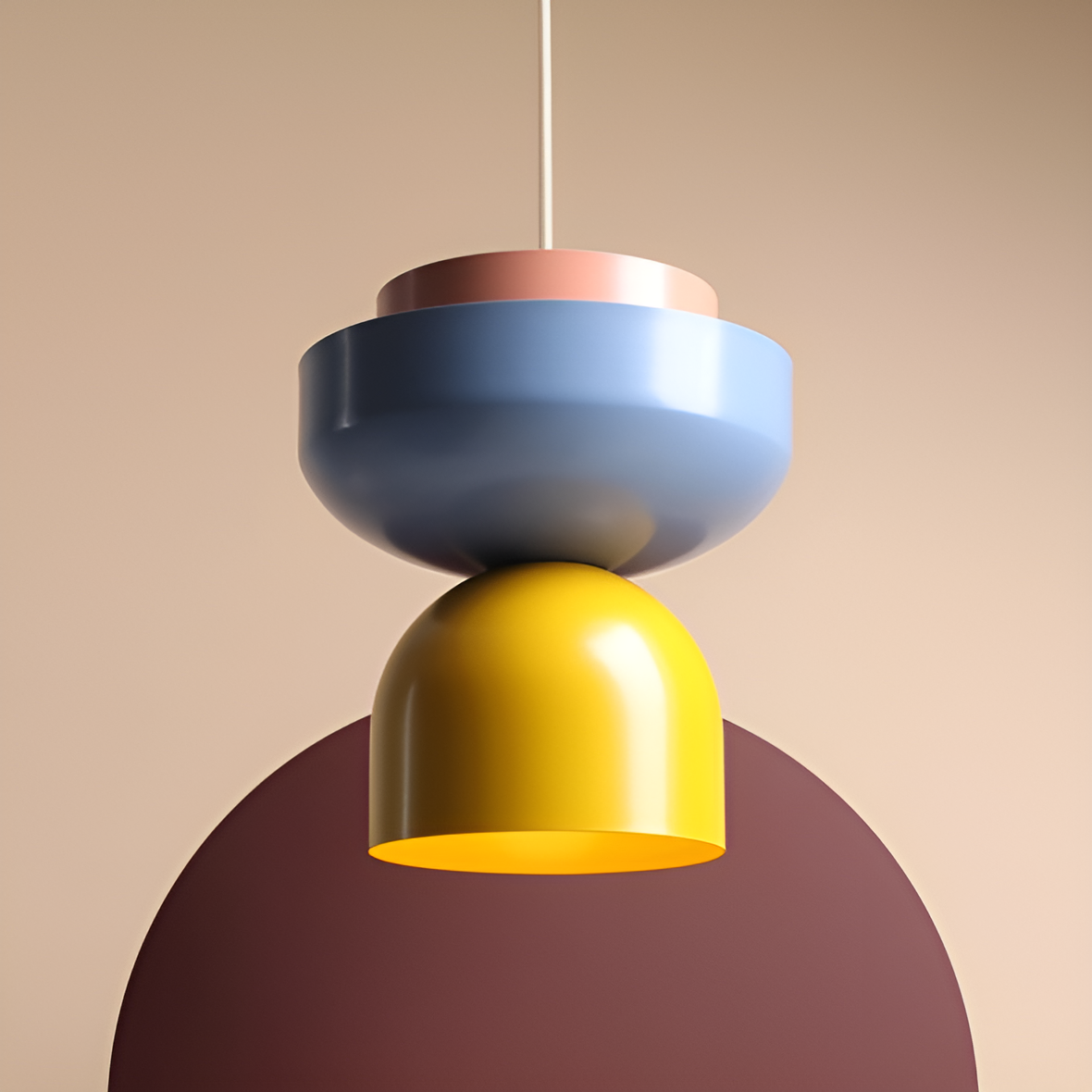 Multicolor street hanging lamp