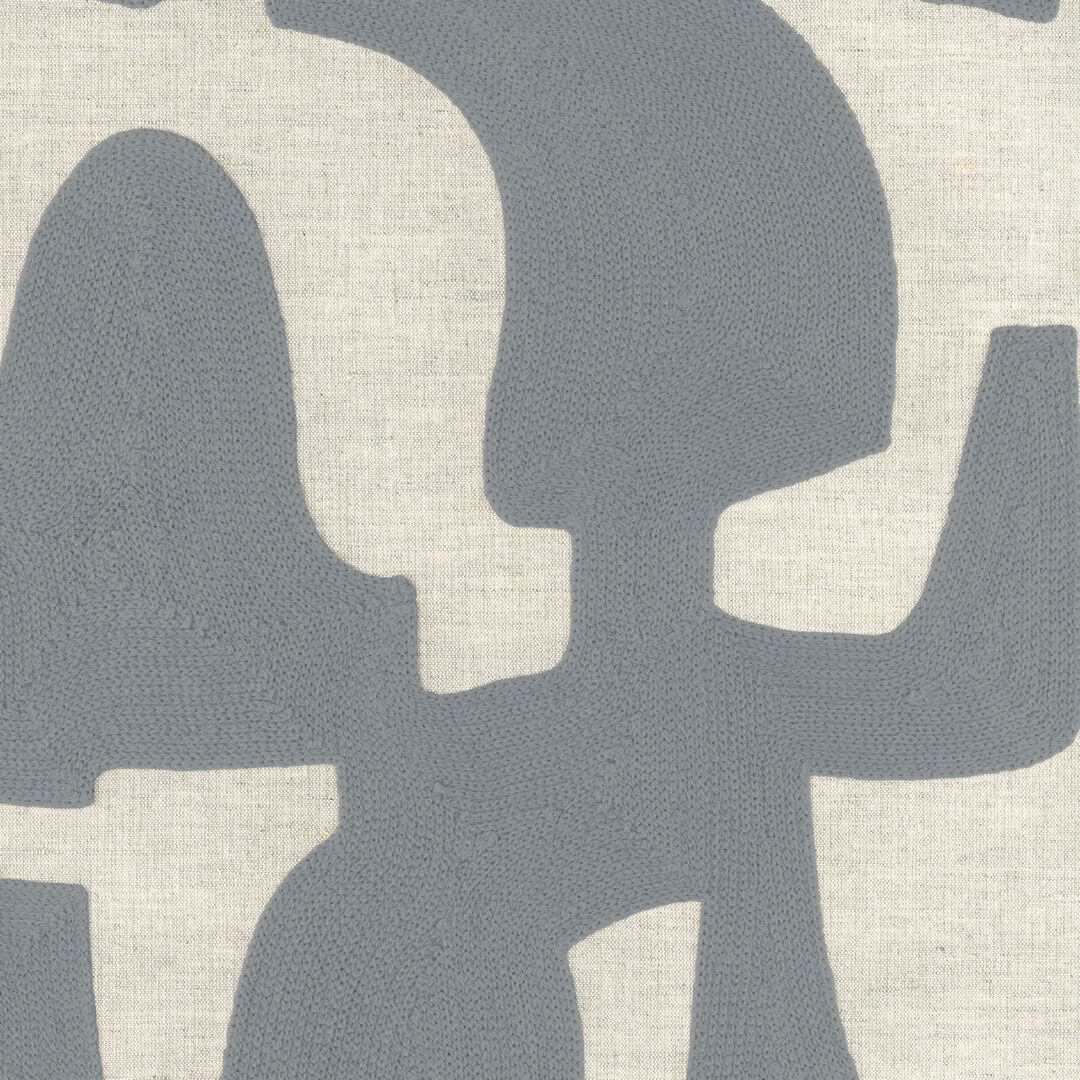 Tapeta tekstylna strukturalna z abstrakcyjnym wzorem MONODIE - GRIS CRAIE nichtblaugrau mit cremefarbenem