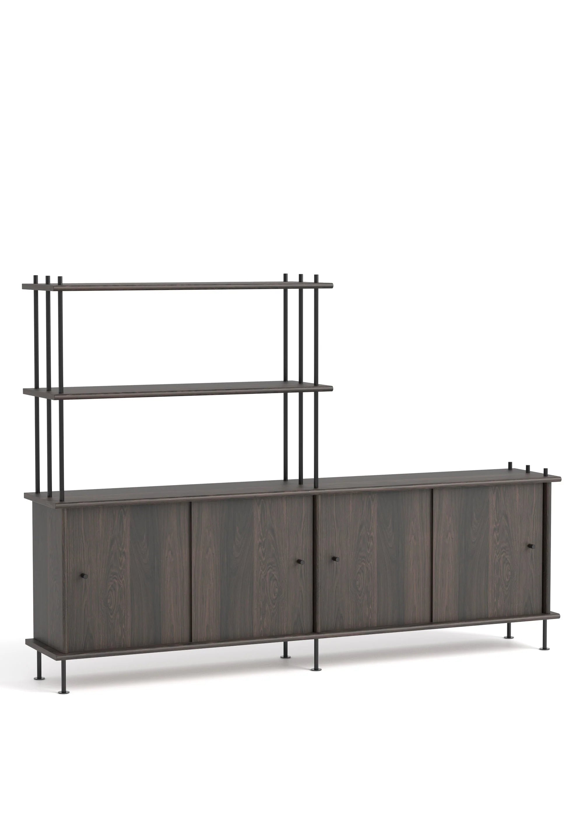 BAVA 200 Cabinet in Ebony Oak Wood