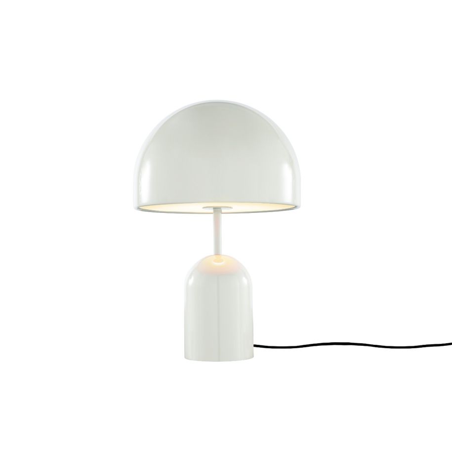 Glocken hellgraue Tischlampe