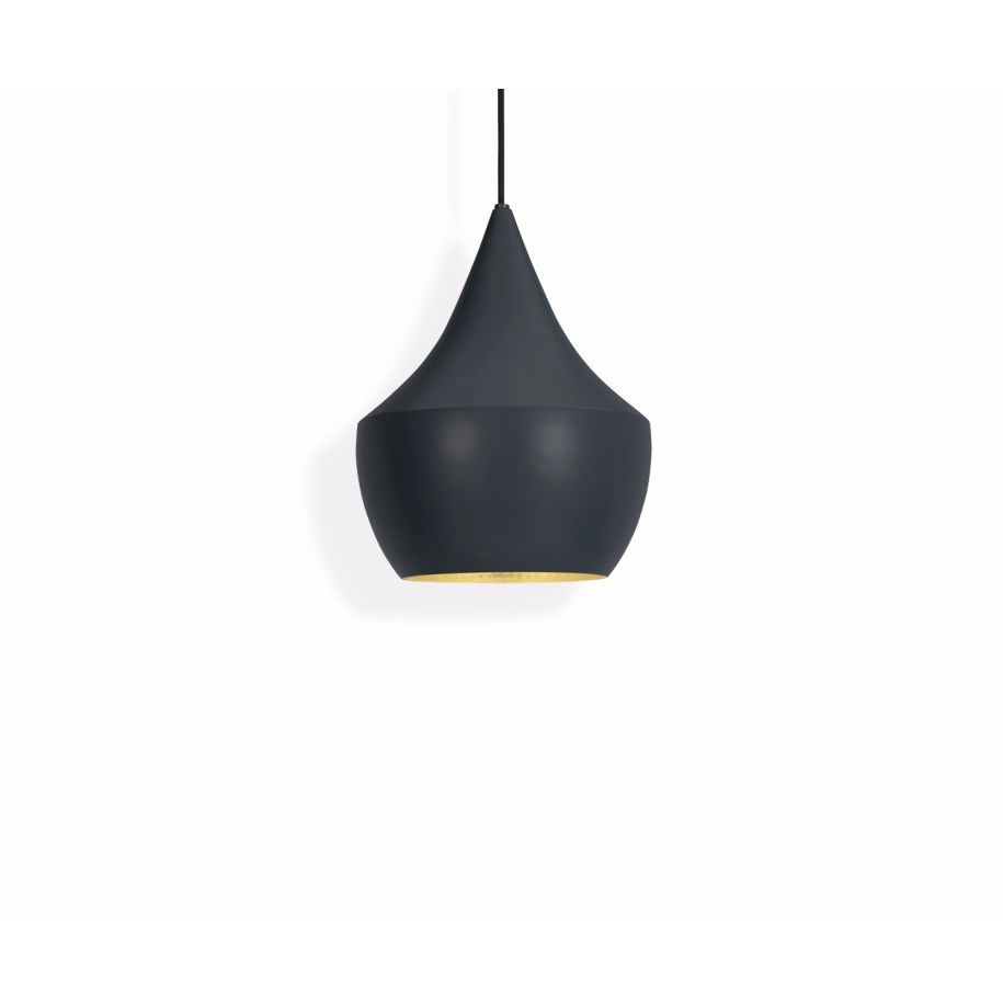 BEAT pendant lamp black with copper