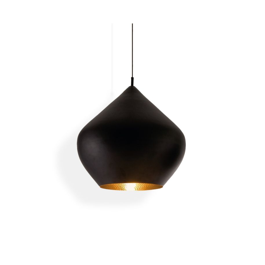 BEAT pendant lamp black with copper