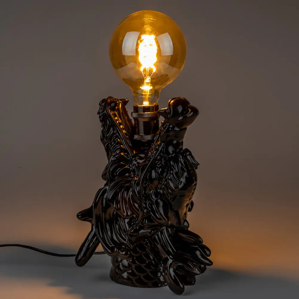 DRAGONIZED BASTERD Tischleuchte schwarz