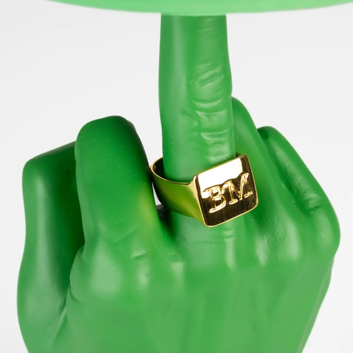 WHAT IF green table lamp