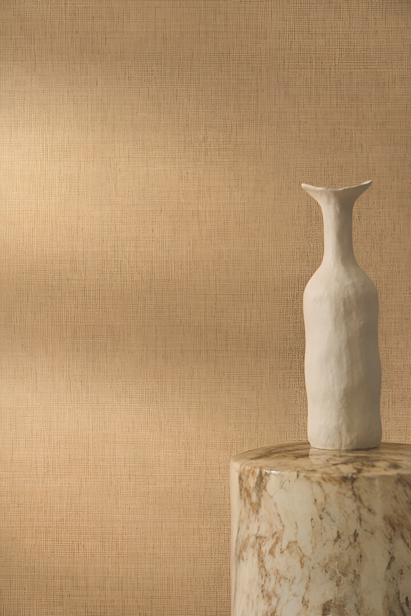 Tapeta teksturowana FIBRA - AMANDE migdałowy