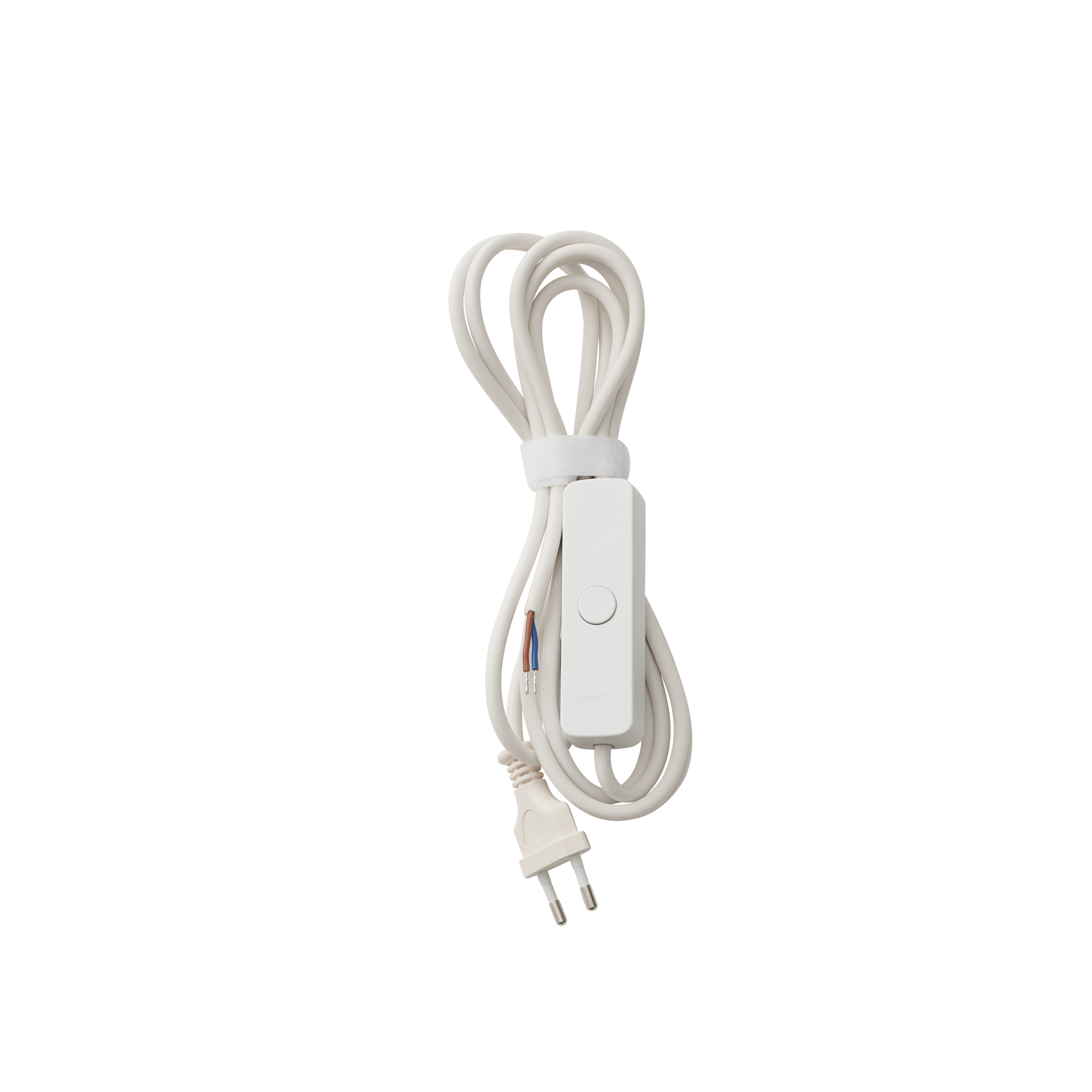 Lampa ścienna CALM biały z czarną obwódką
